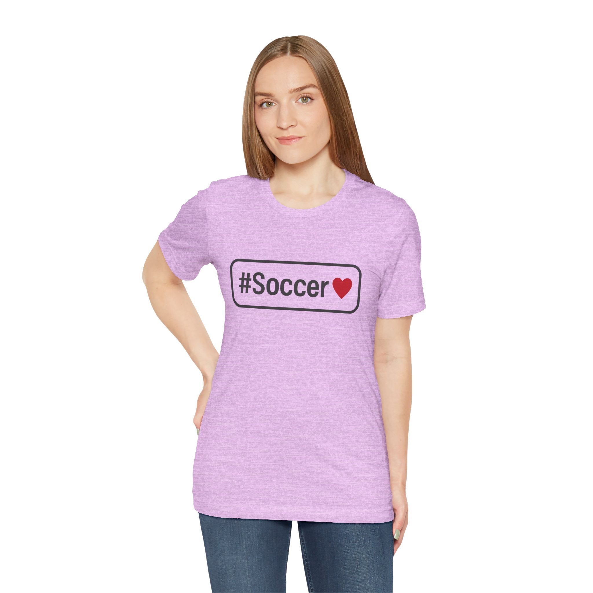 #Soccer Love Unisex Tee – Perfect for Fans