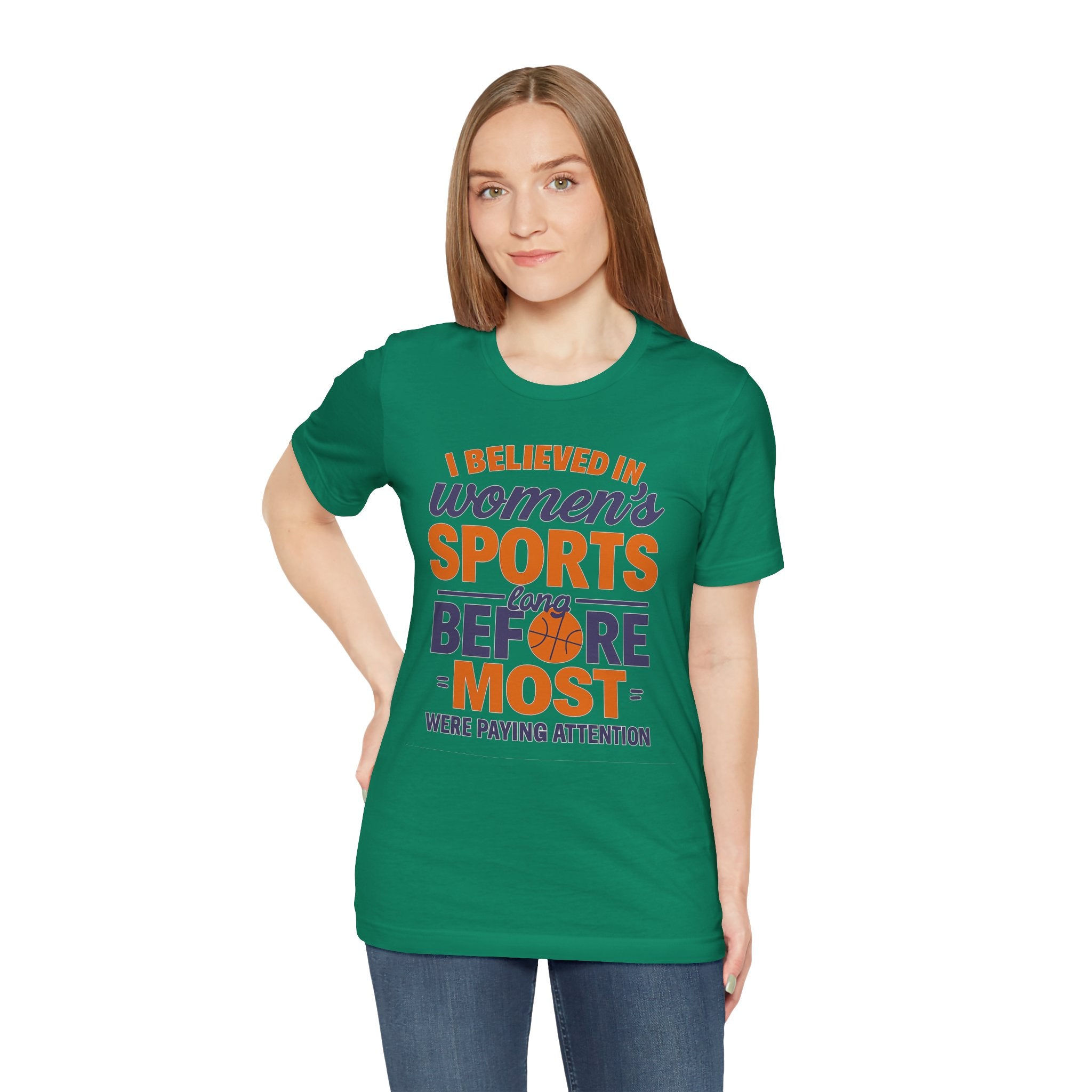 Unisex Sports Tee - I Believed In Women's Sports