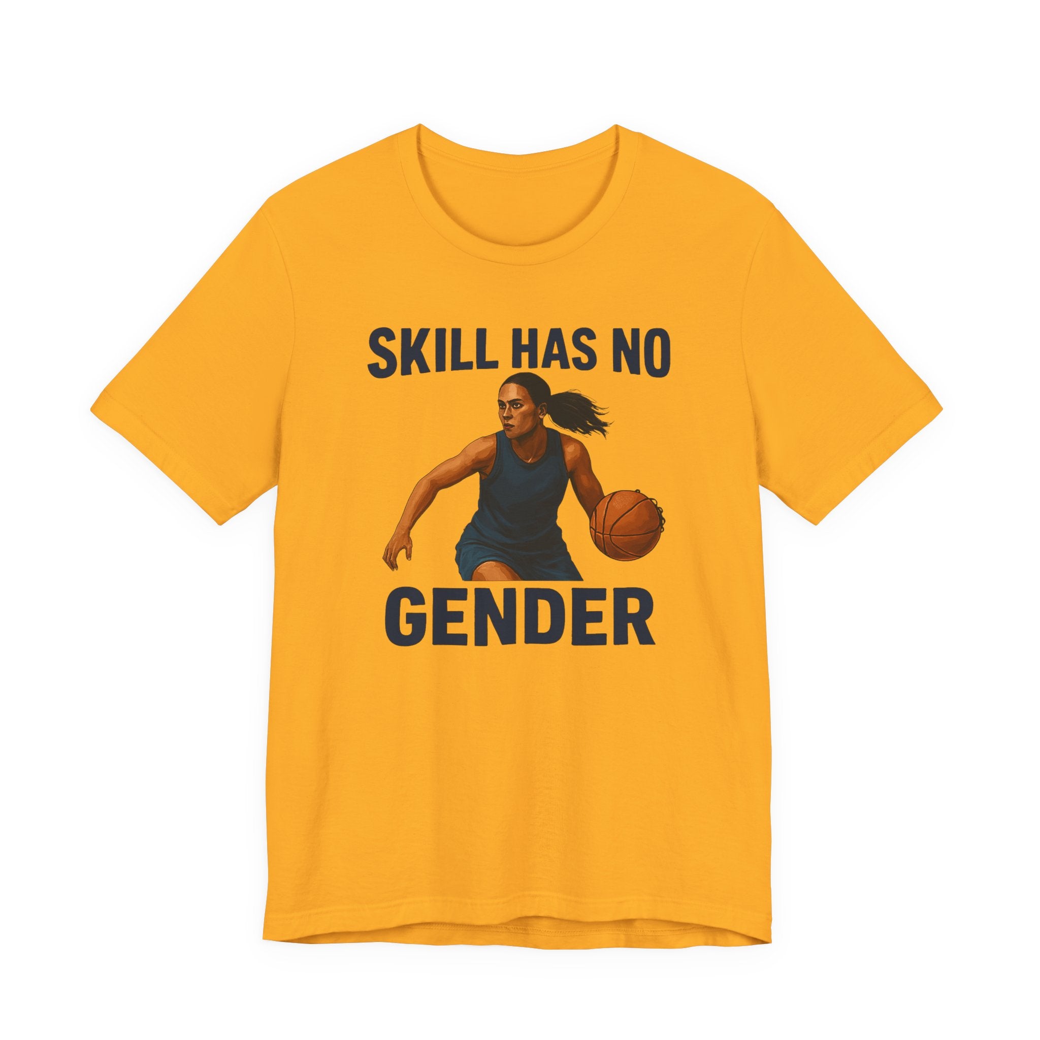 Empowering Basketball Tee - Skill Has No Gender