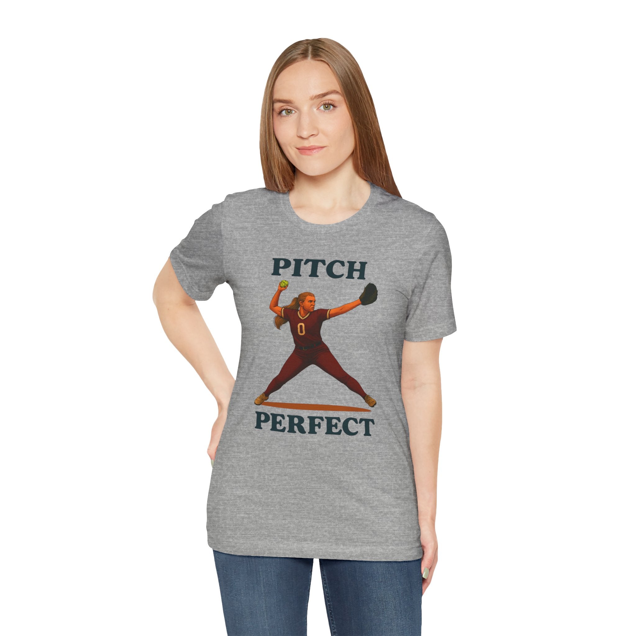 Pitch Perfect Softball Tee, Unisex Jersey T-Shirt