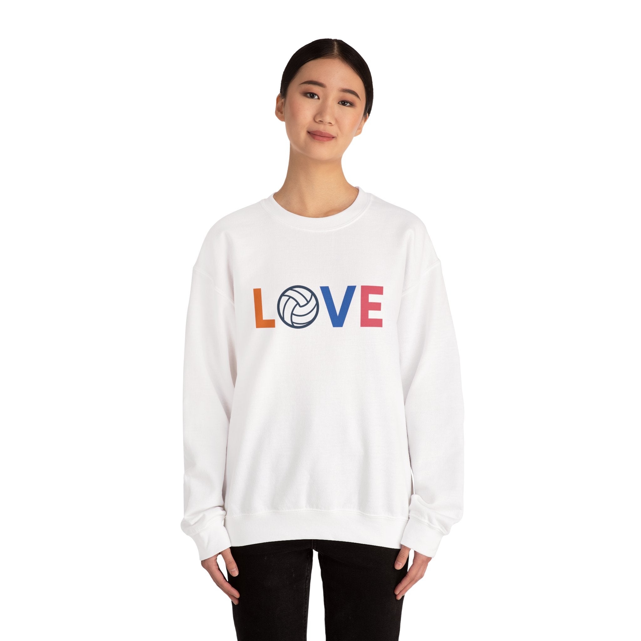 Volleyball Love Sweatshirt - Cozy Unisex Crewneck