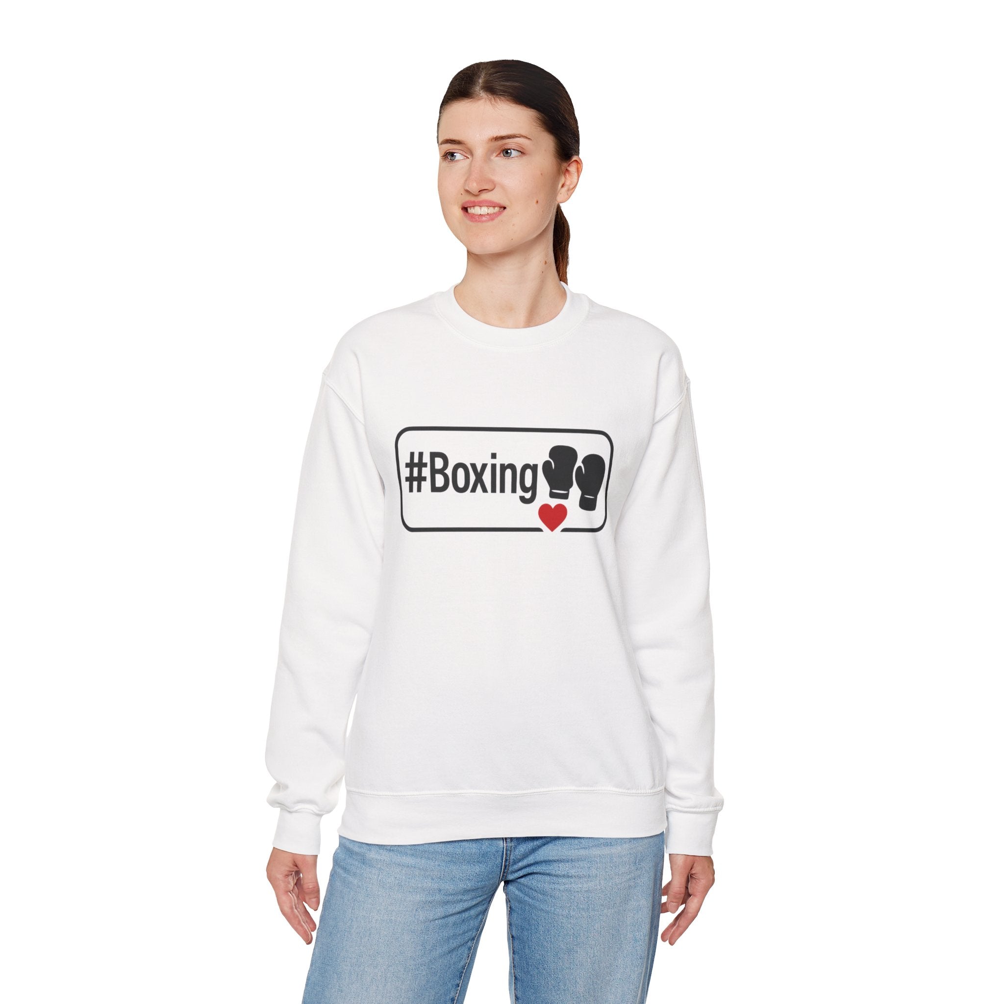 Boxing Love Sweatshirt - Unisex Heavy Blend Crewneck