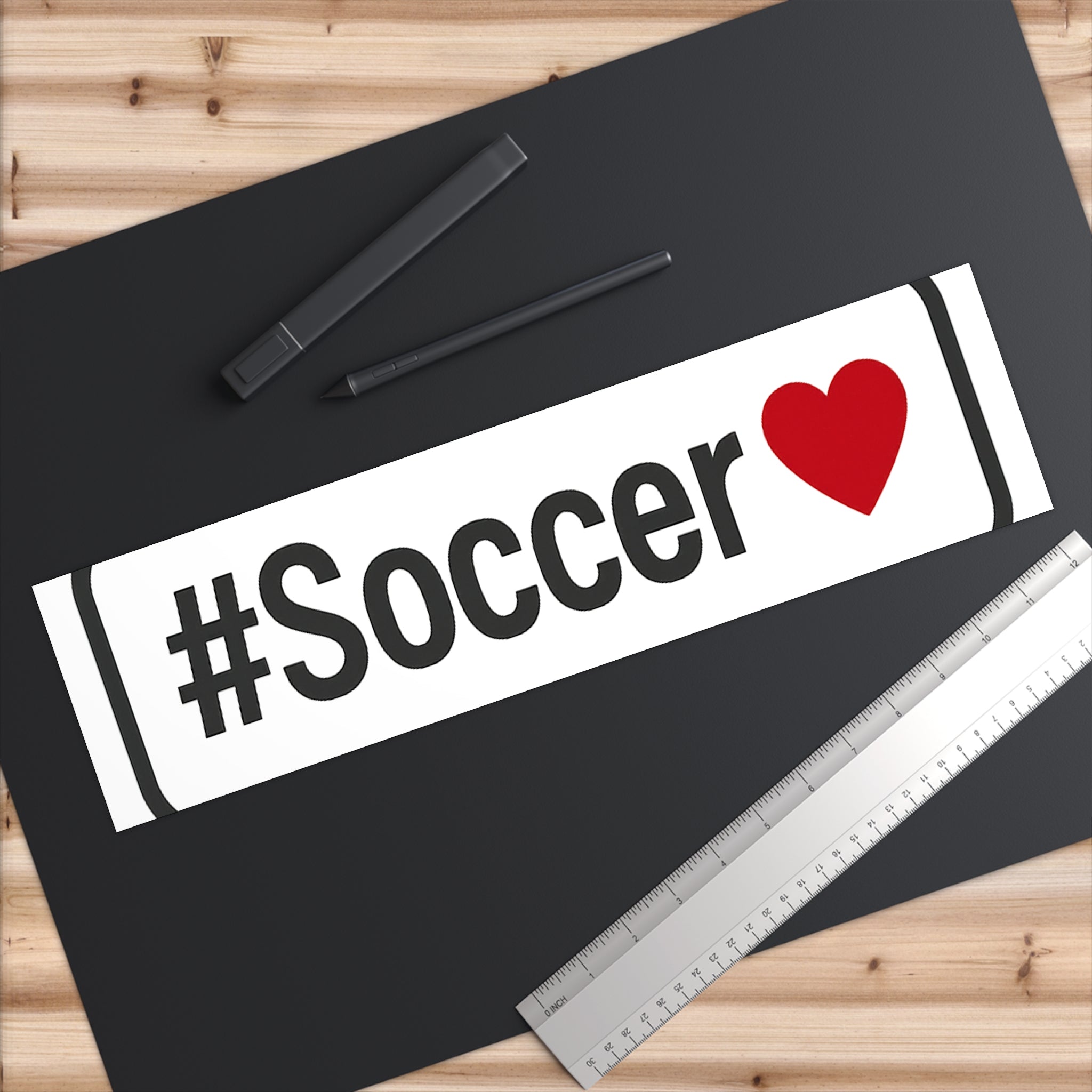 Soccer Love Bumper Sticker