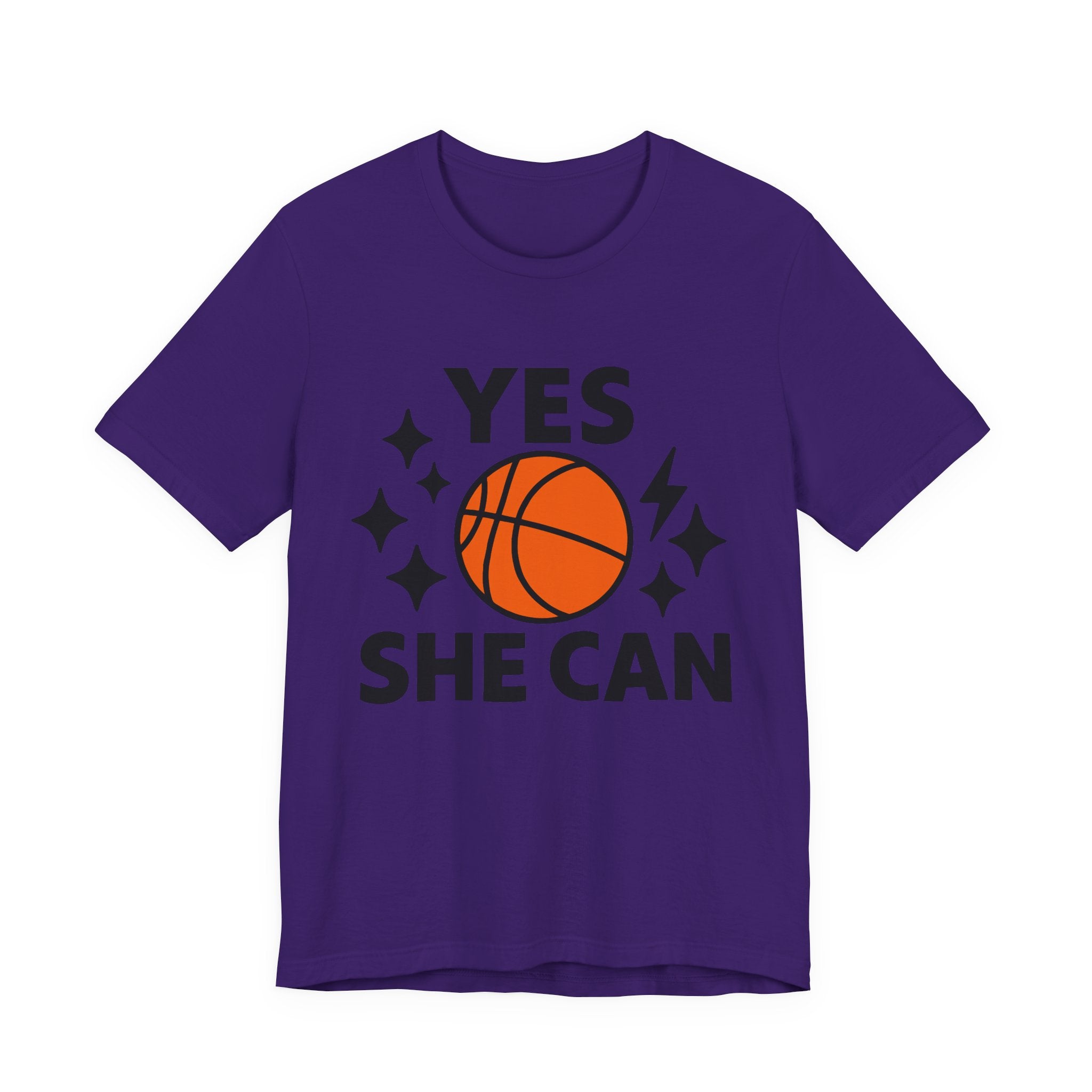 Yes, She Can Basketball Unisex Tee