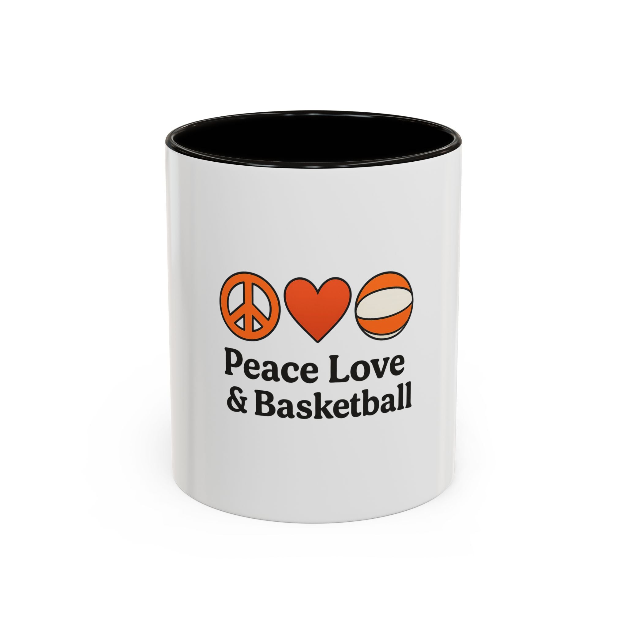 Peace Love Basketball Mug