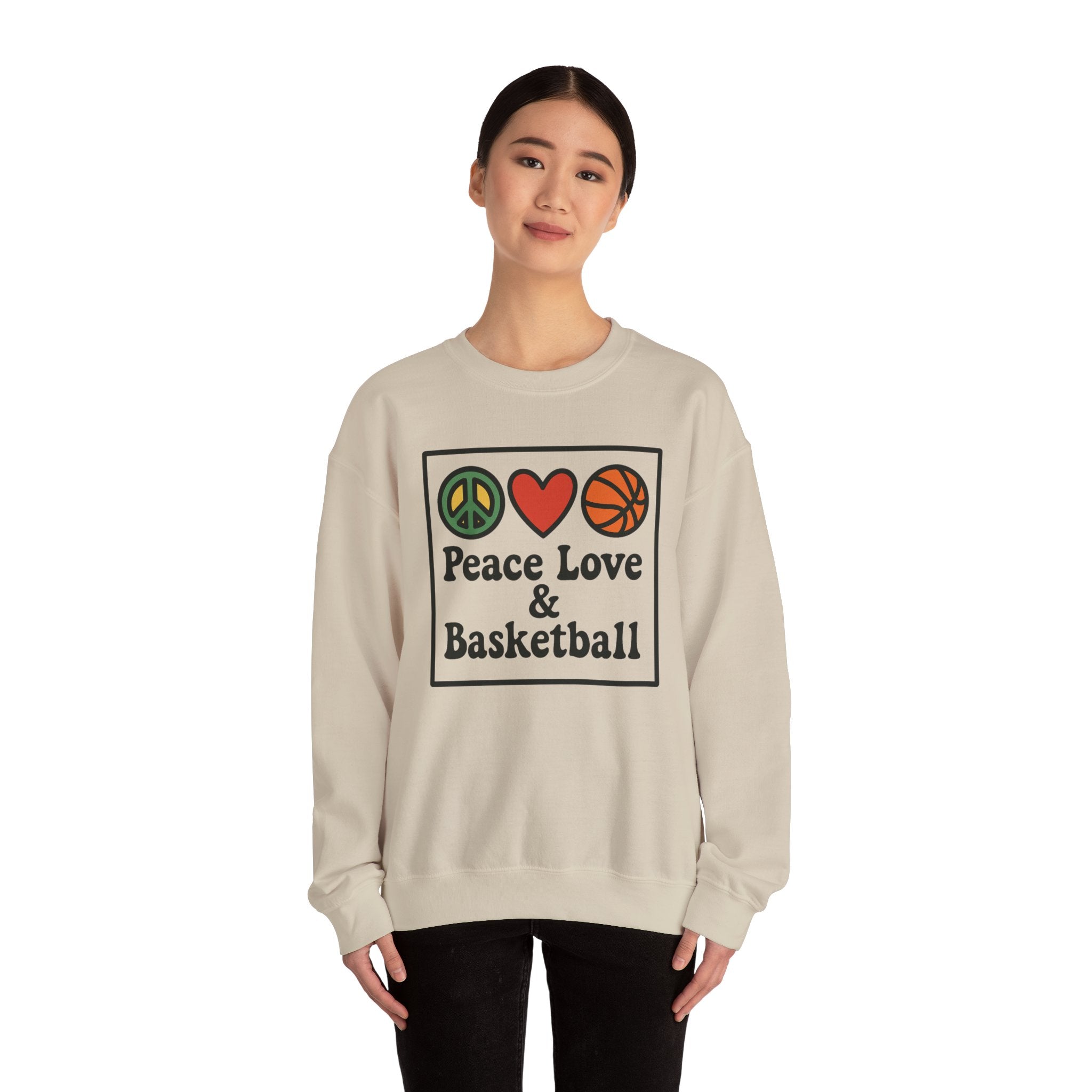 Peace Love & Basketball Sweatshirt