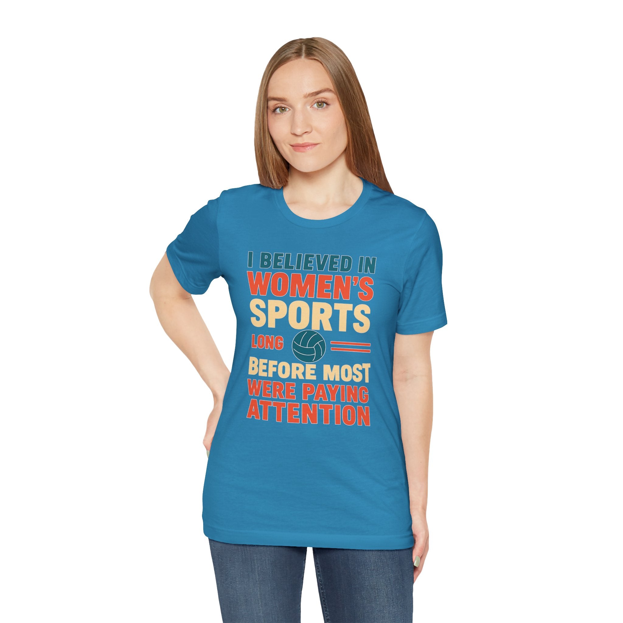 Women's Sports Pride Tee - I believed In Women's Sports
