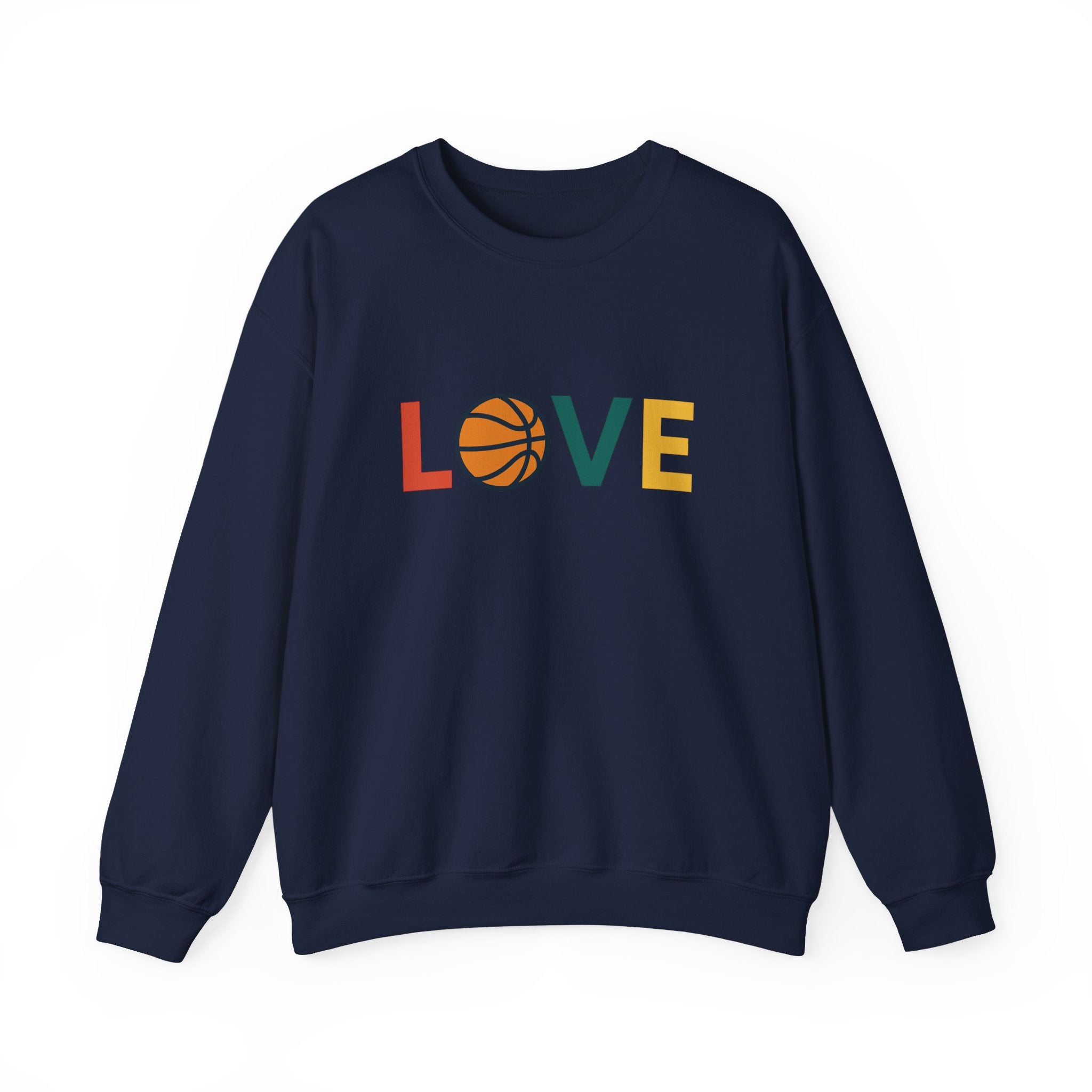 Love Basketball Sweatshirt, Unisex Crewneck
