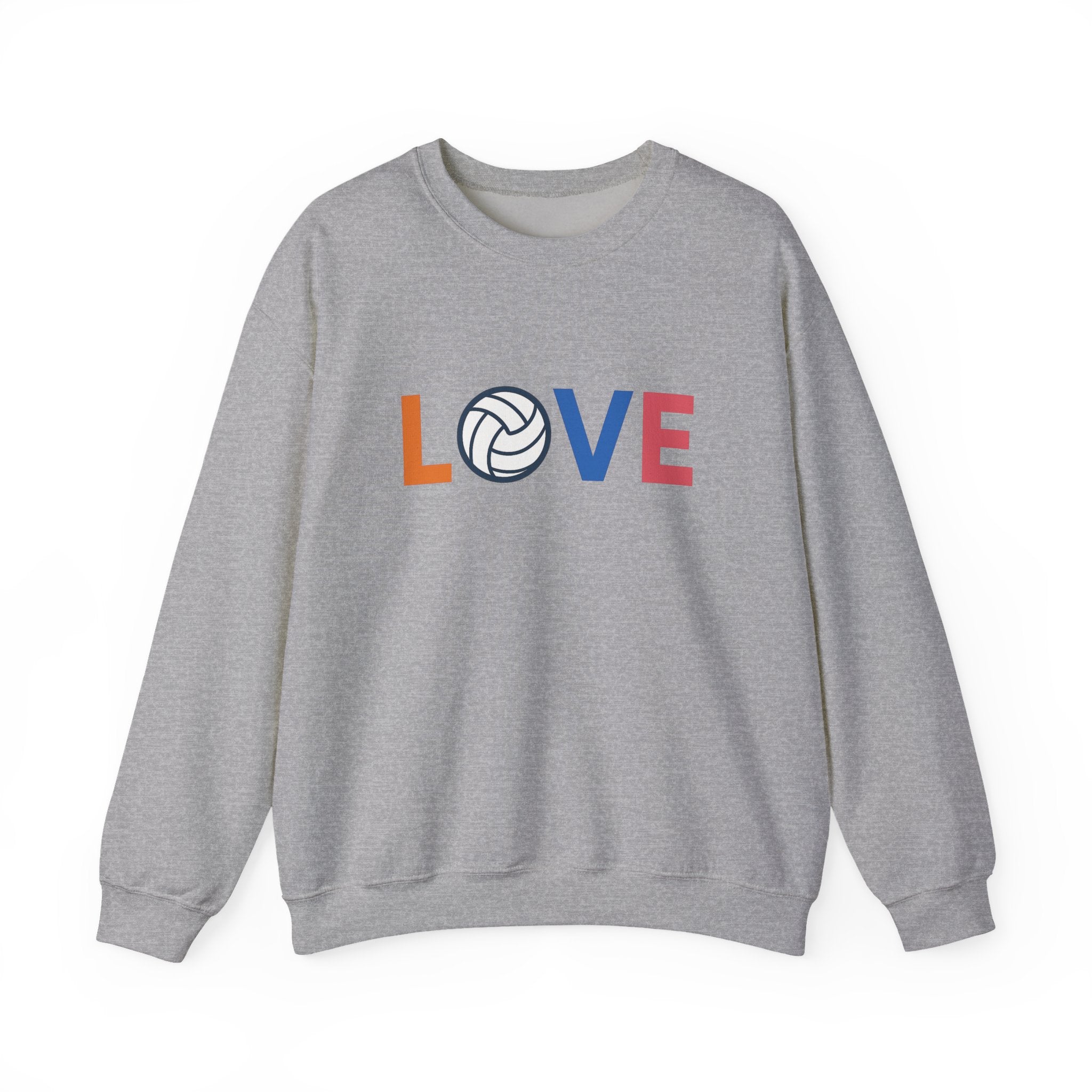 Volleyball Love Sweatshirt - Cozy Unisex Crewneck