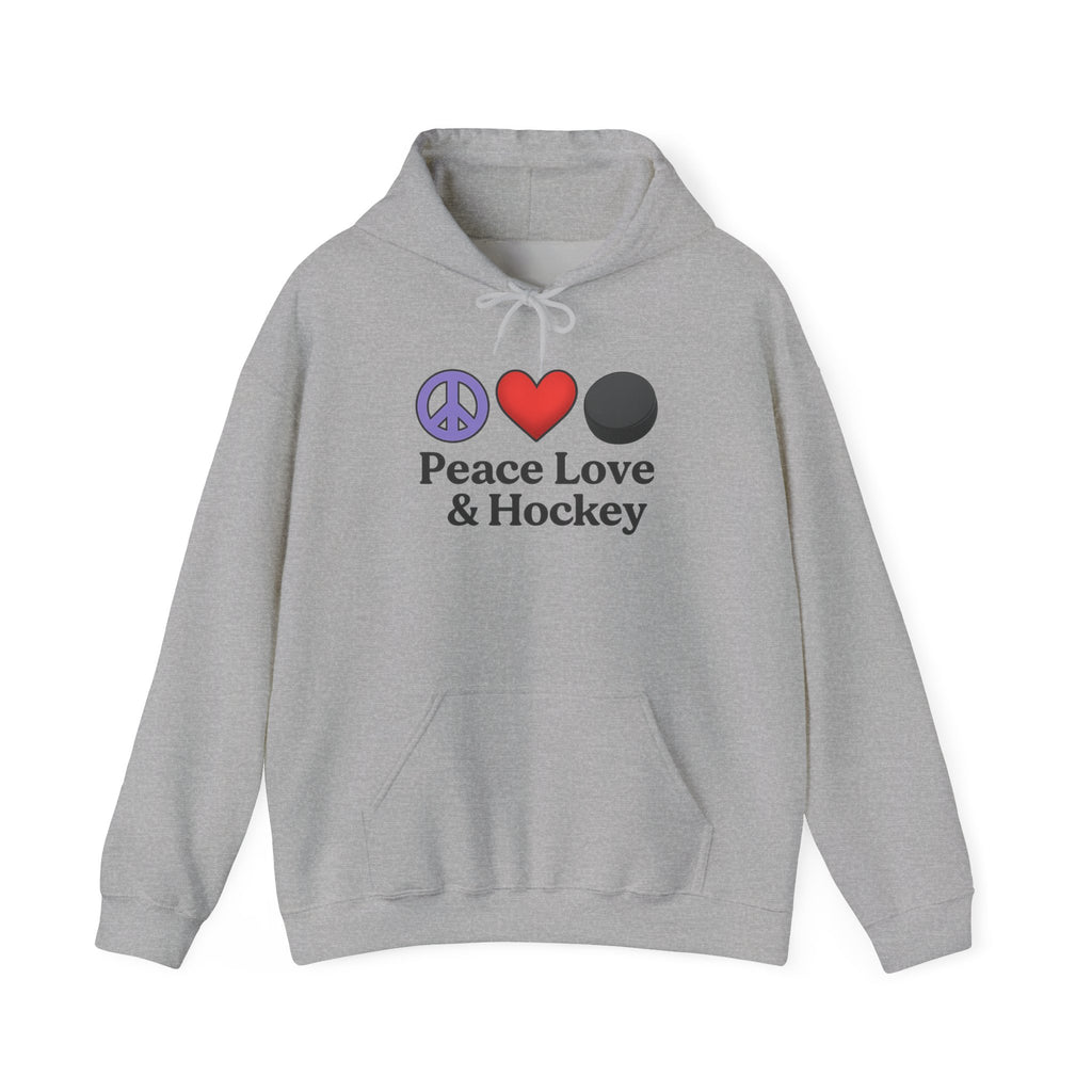 Peace Love & Hockey Hoodie