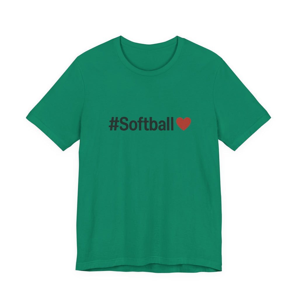 Softball Love Tee - Unisex Jersey Short Sleeve Shirt