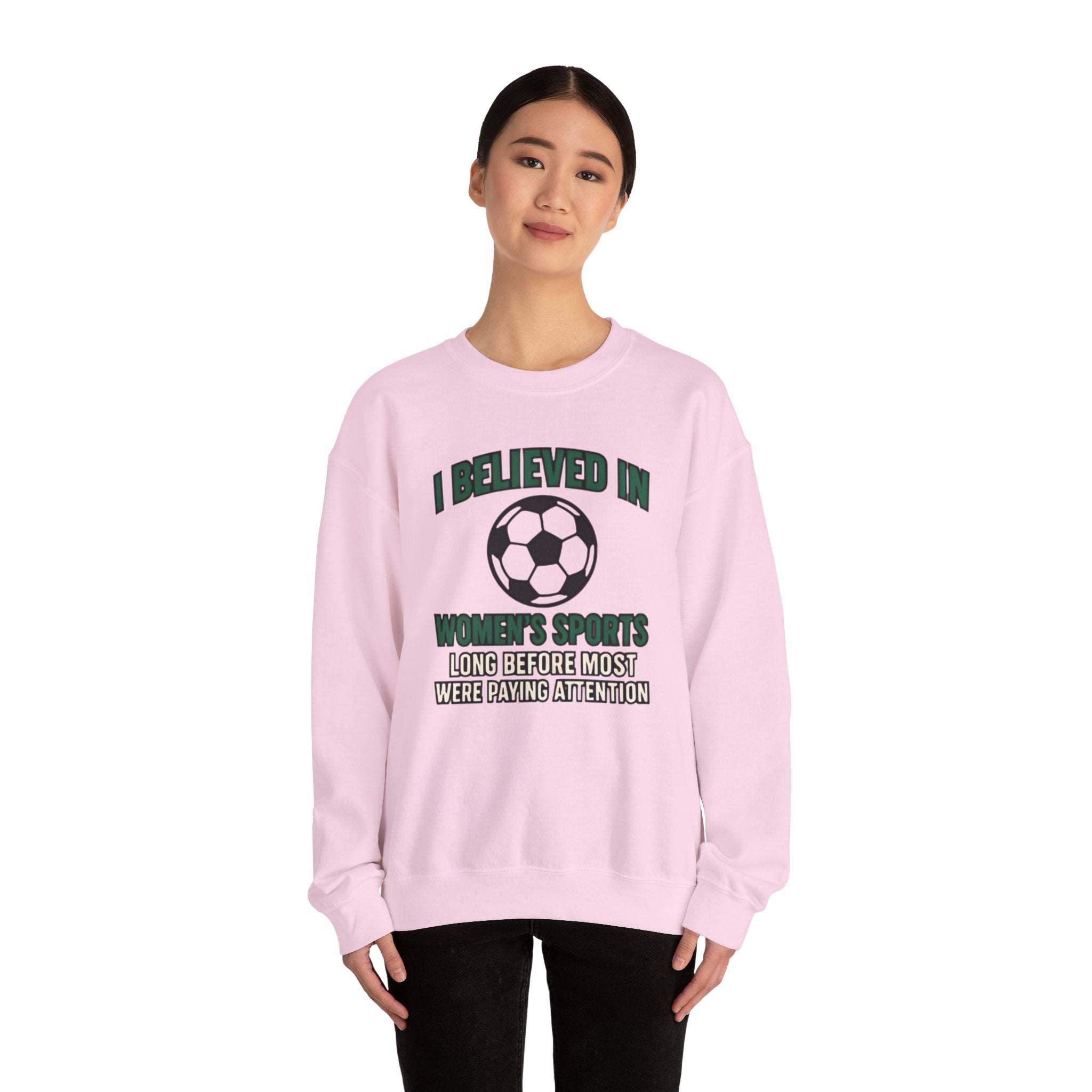 Empowering Women’s Sports Crewneck Sweatshirt