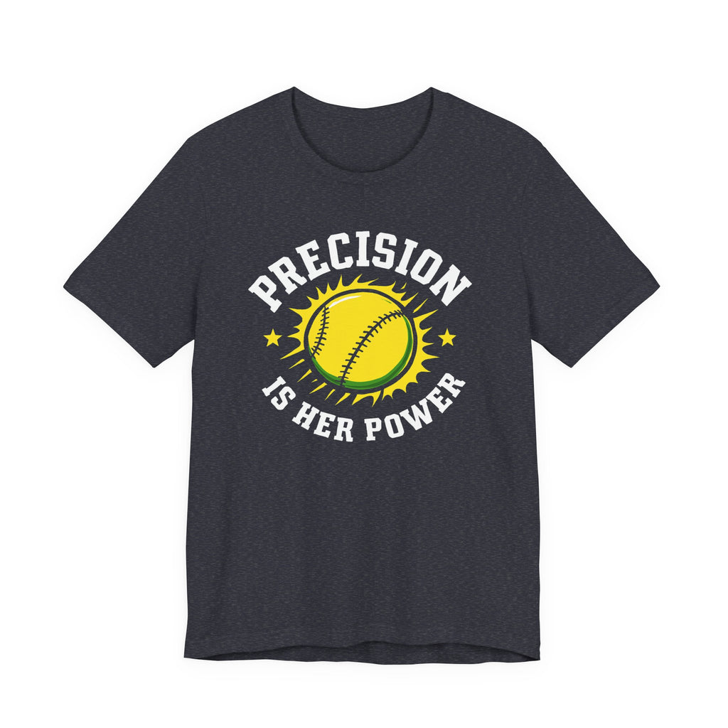 Softball Empowerment Tee - Precision is Her Power