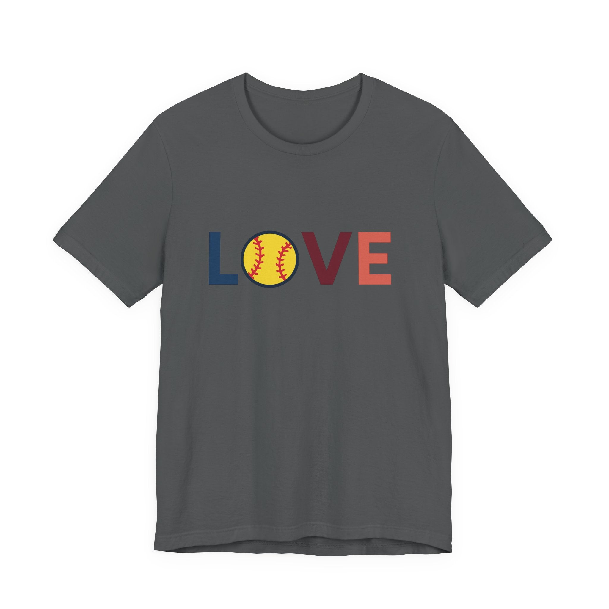 Softball Love Tee, Unisex T-Shirt, Gift for Sports Lovers