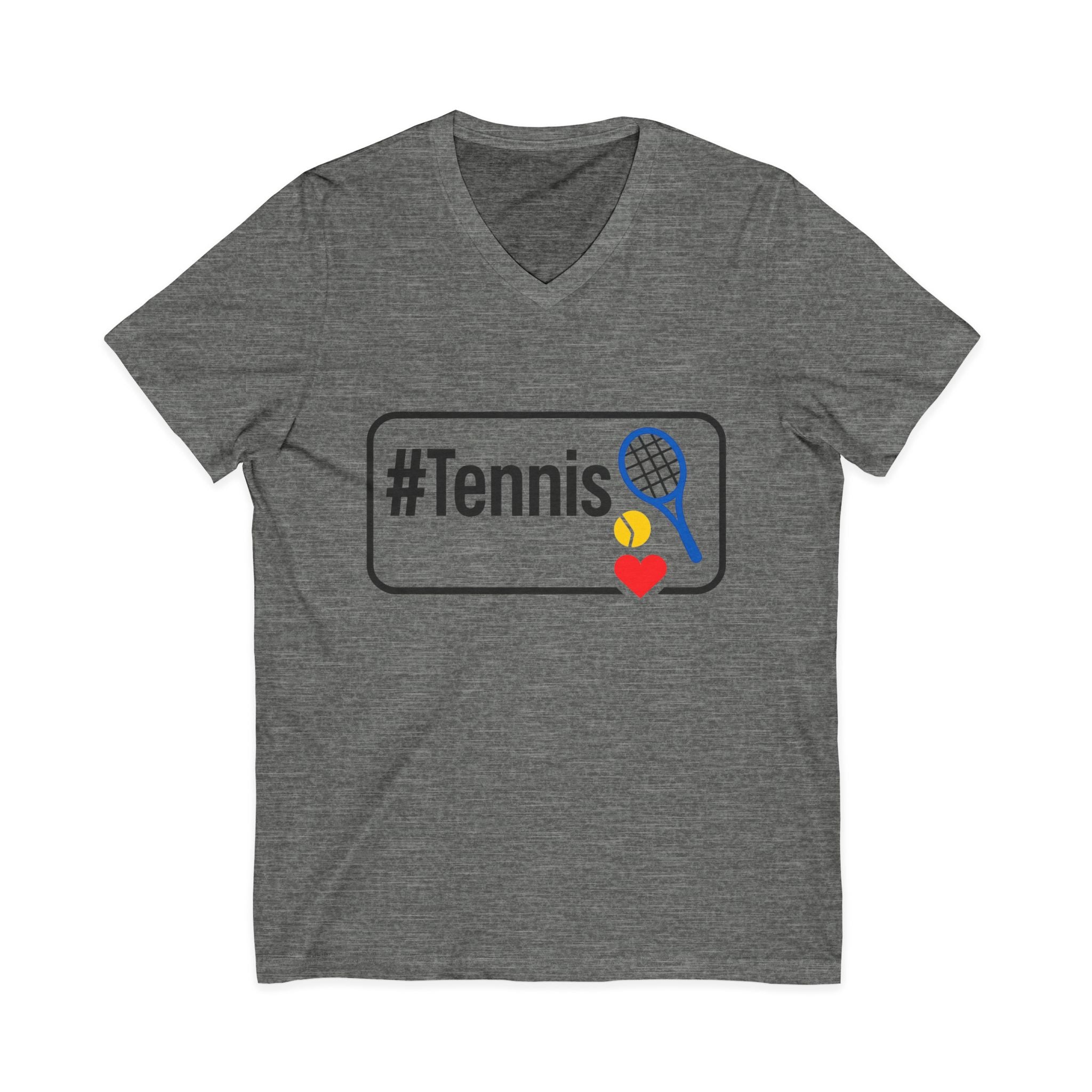 Tennis Love Unisex V-Neck Tee