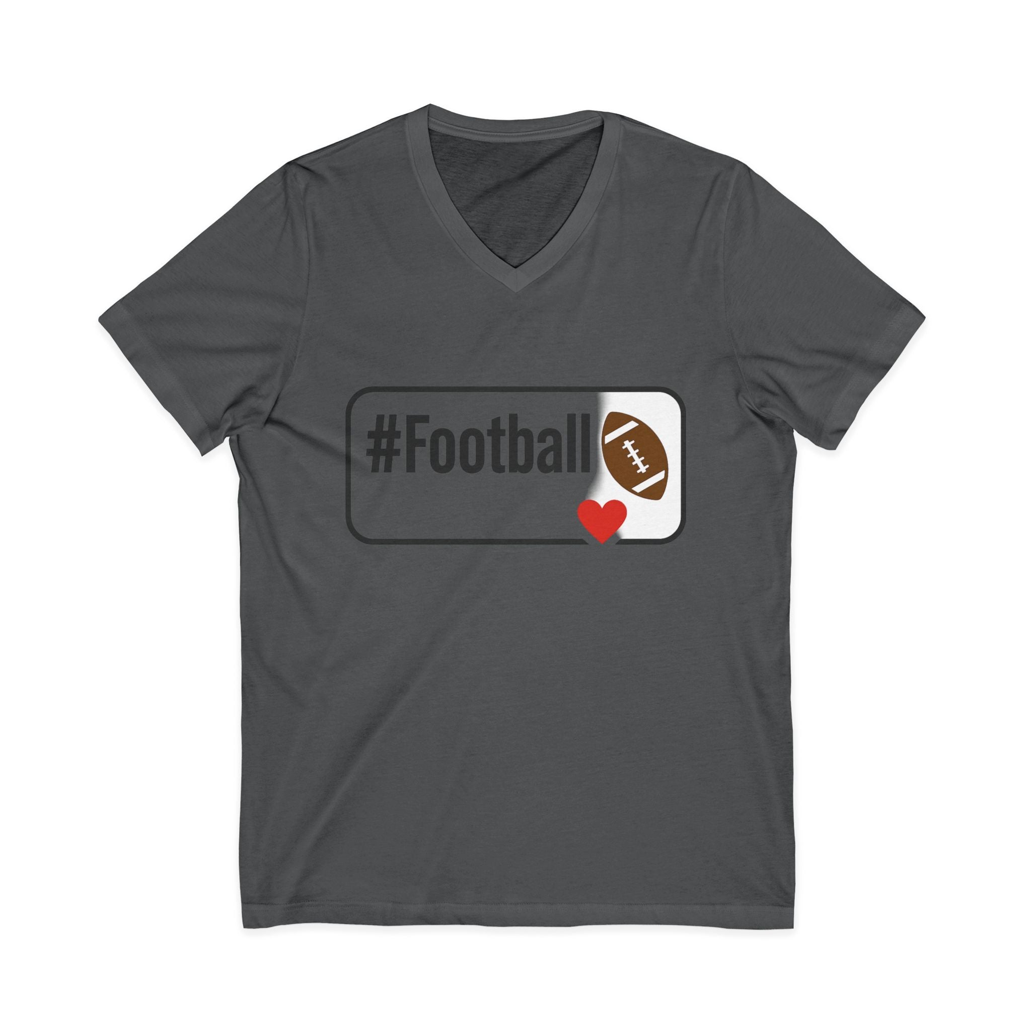 Football Love V-Neck Tee