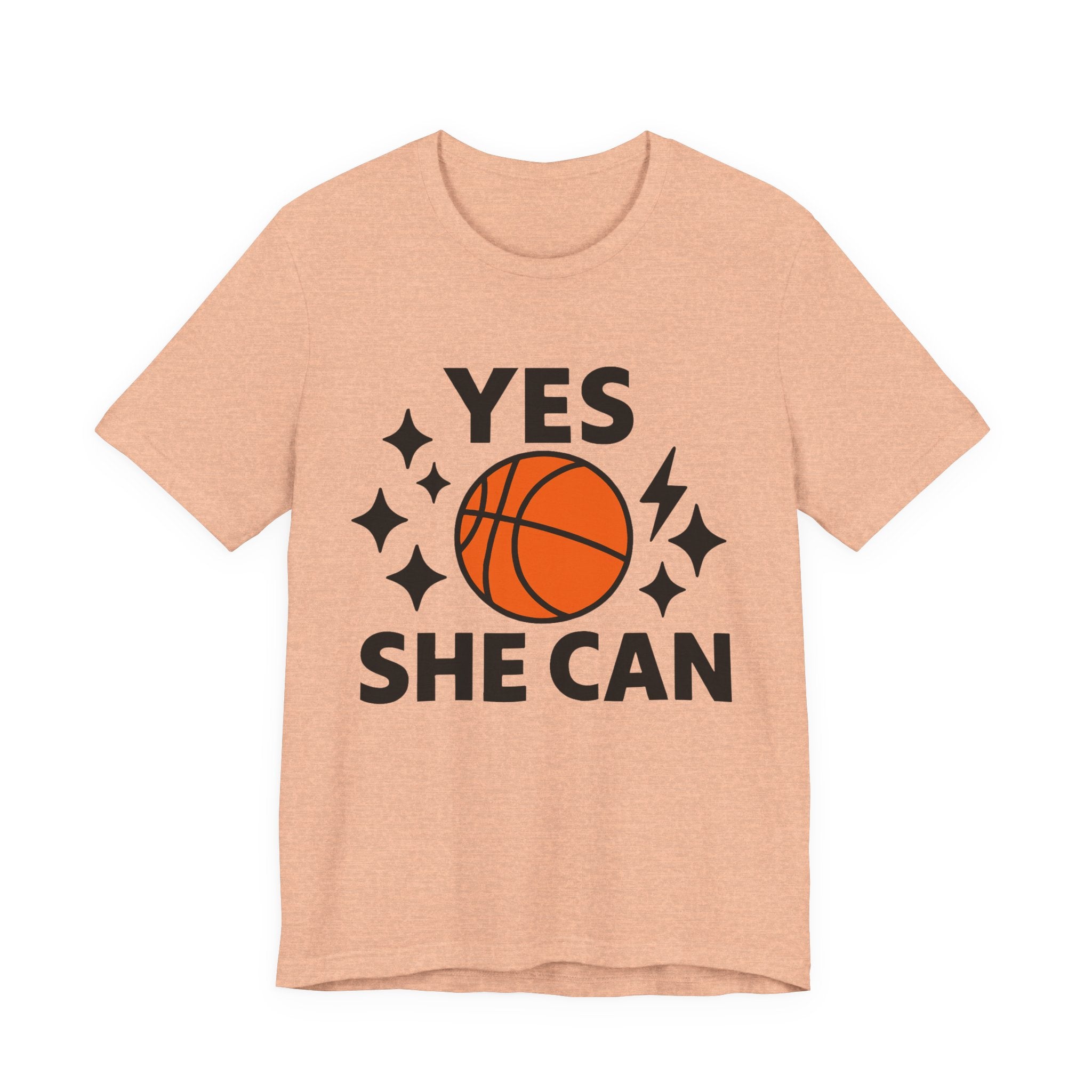 Yes, She Can Basketball Unisex Tee