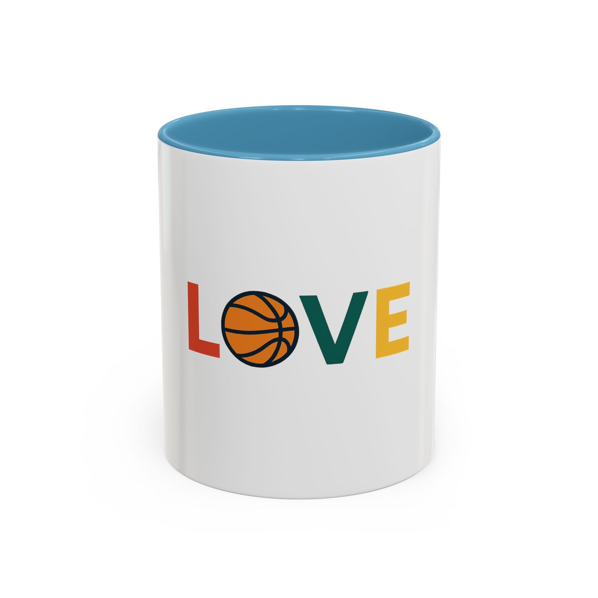 Basketball Love Accent Coffee Mug