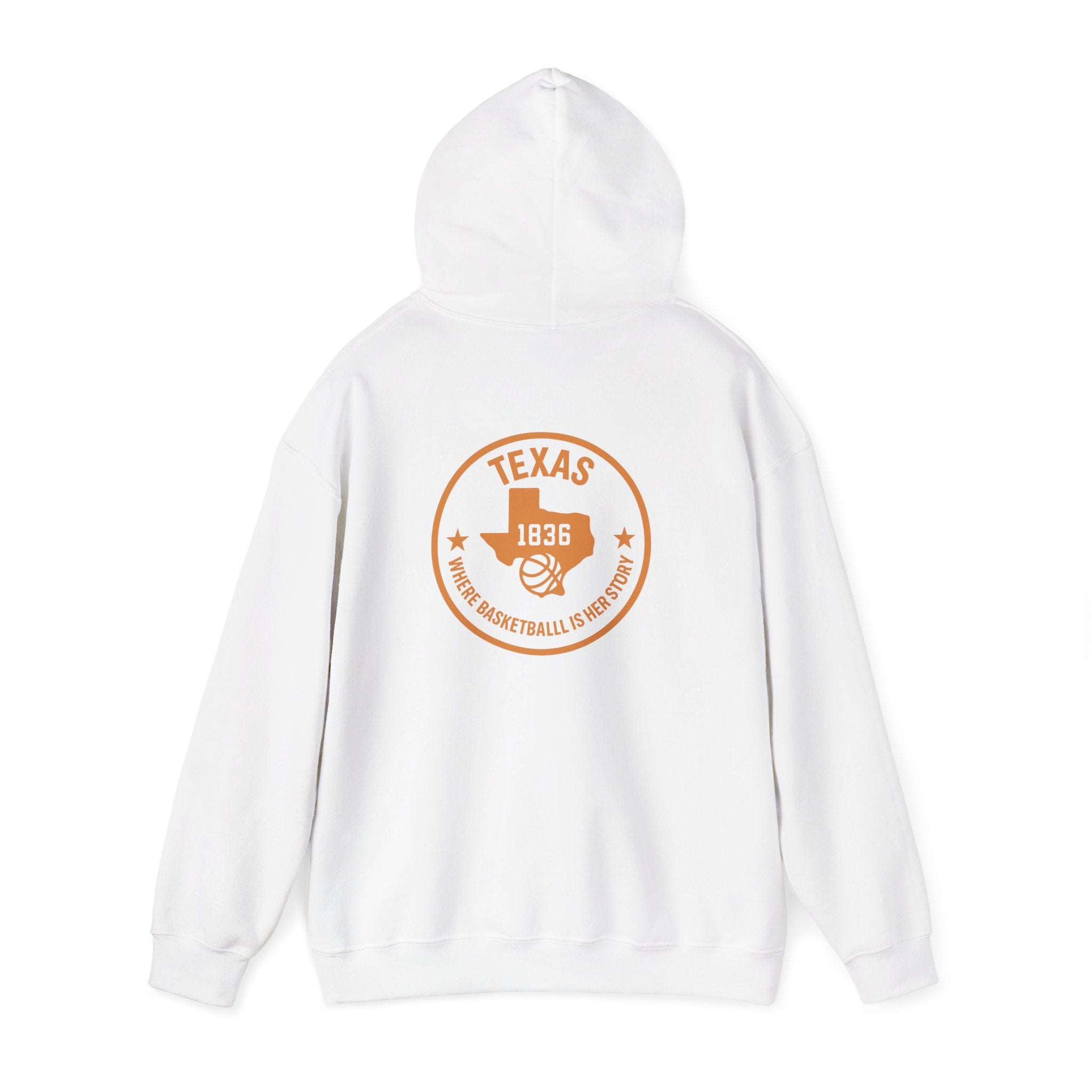 Texas 1836 Basketball Hoodie — Retro State Pride Pullover