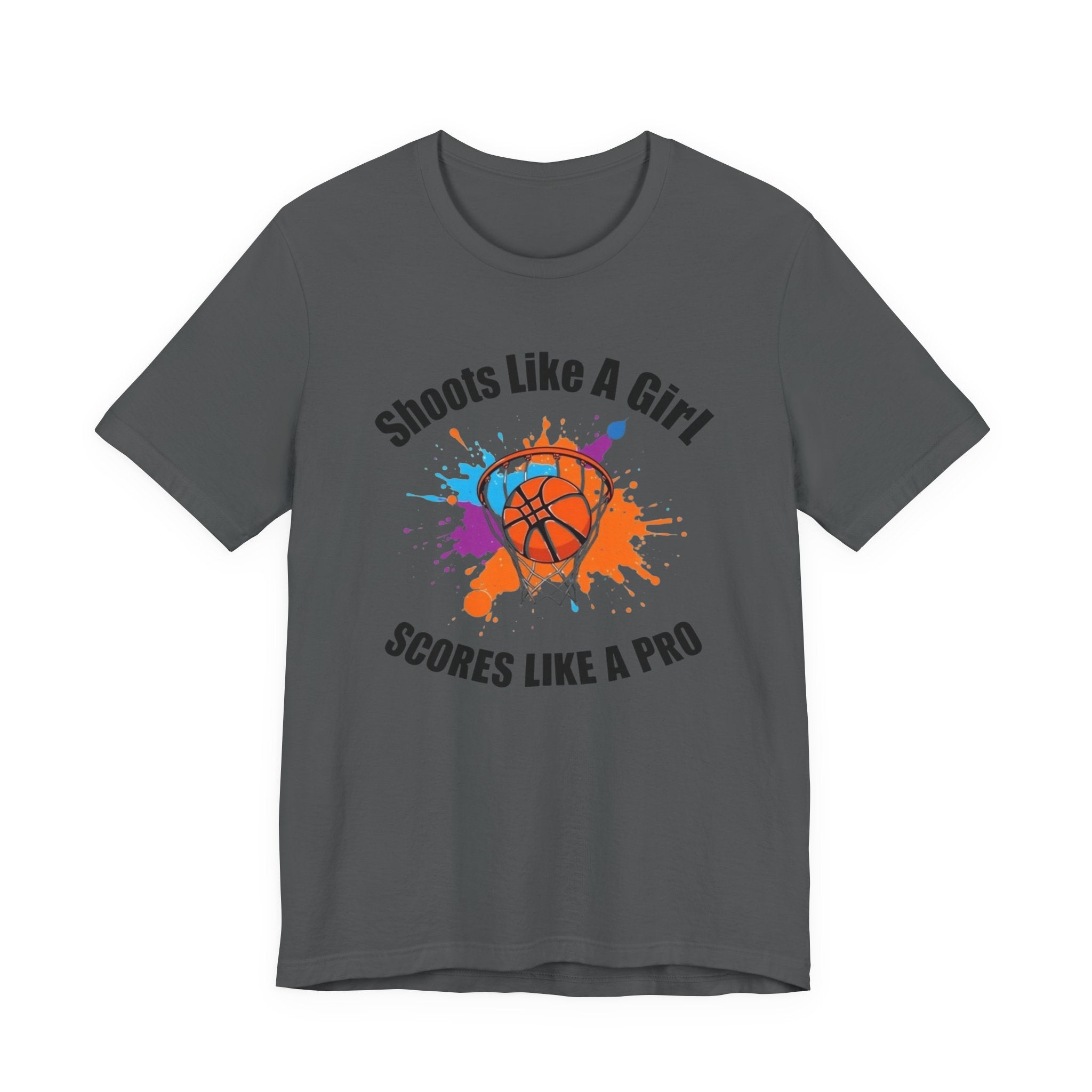 Basketball Pride Tee, Shoots Like A Girl