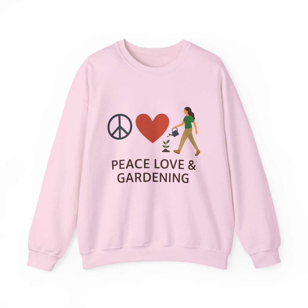 Peace, Love & Gardening Crewneck Sweatshirt
