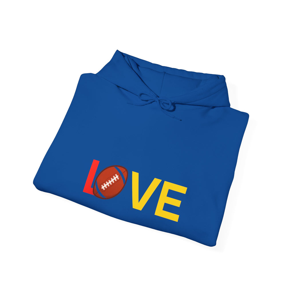 Football Love Hoodie - Heavy Blend