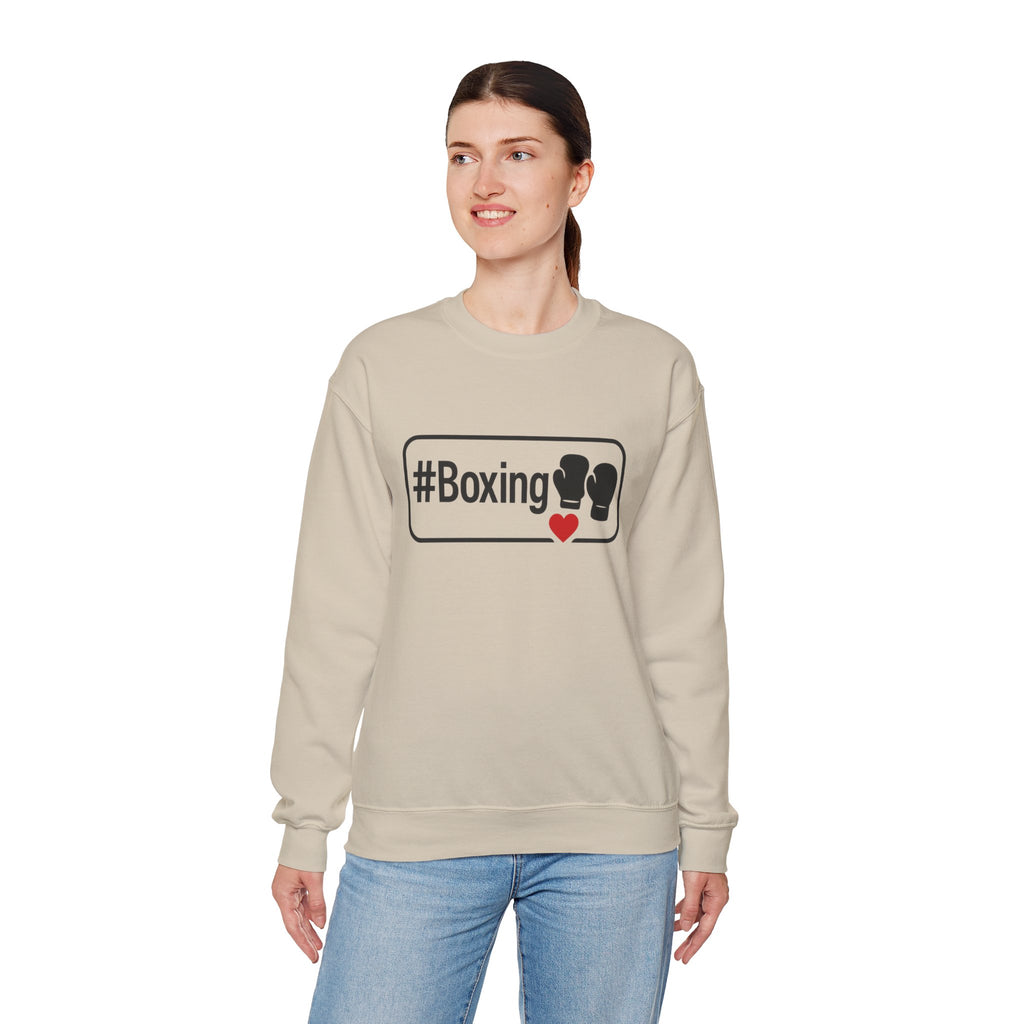 Boxing Love Sweatshirt - Unisex Heavy Blend Crewneck