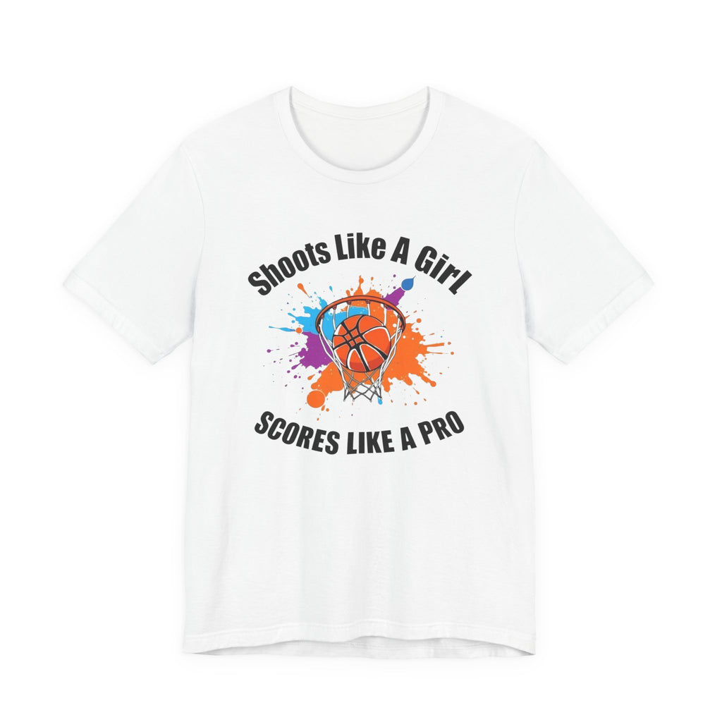 Basketball Pride Tee, Shoots Like A Girl