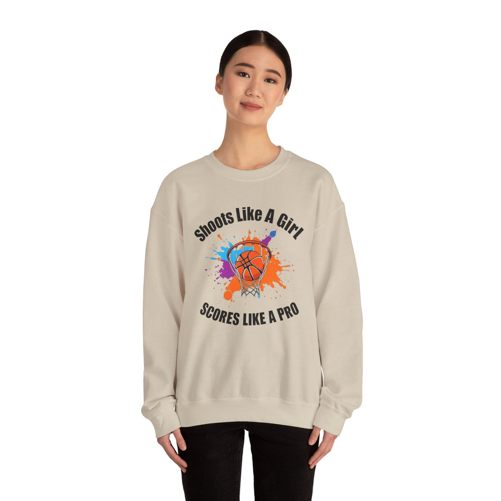 Empowering Basketball Sweatshirt for Girls