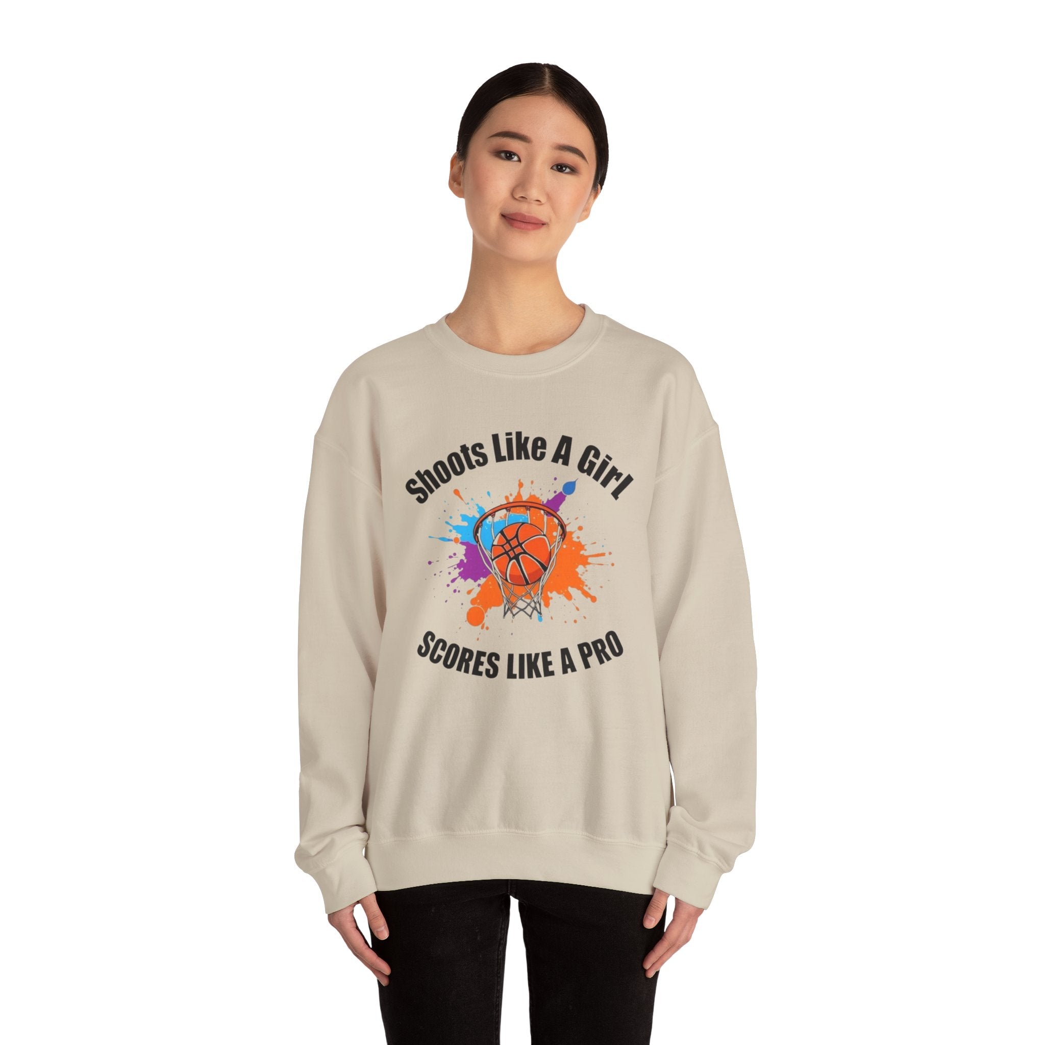 Empowering Basketball Sweatshirt for Girls
