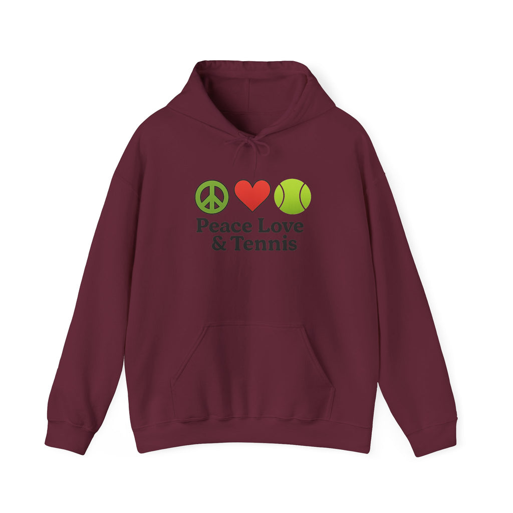 Peace Love & Tennis Hoodie