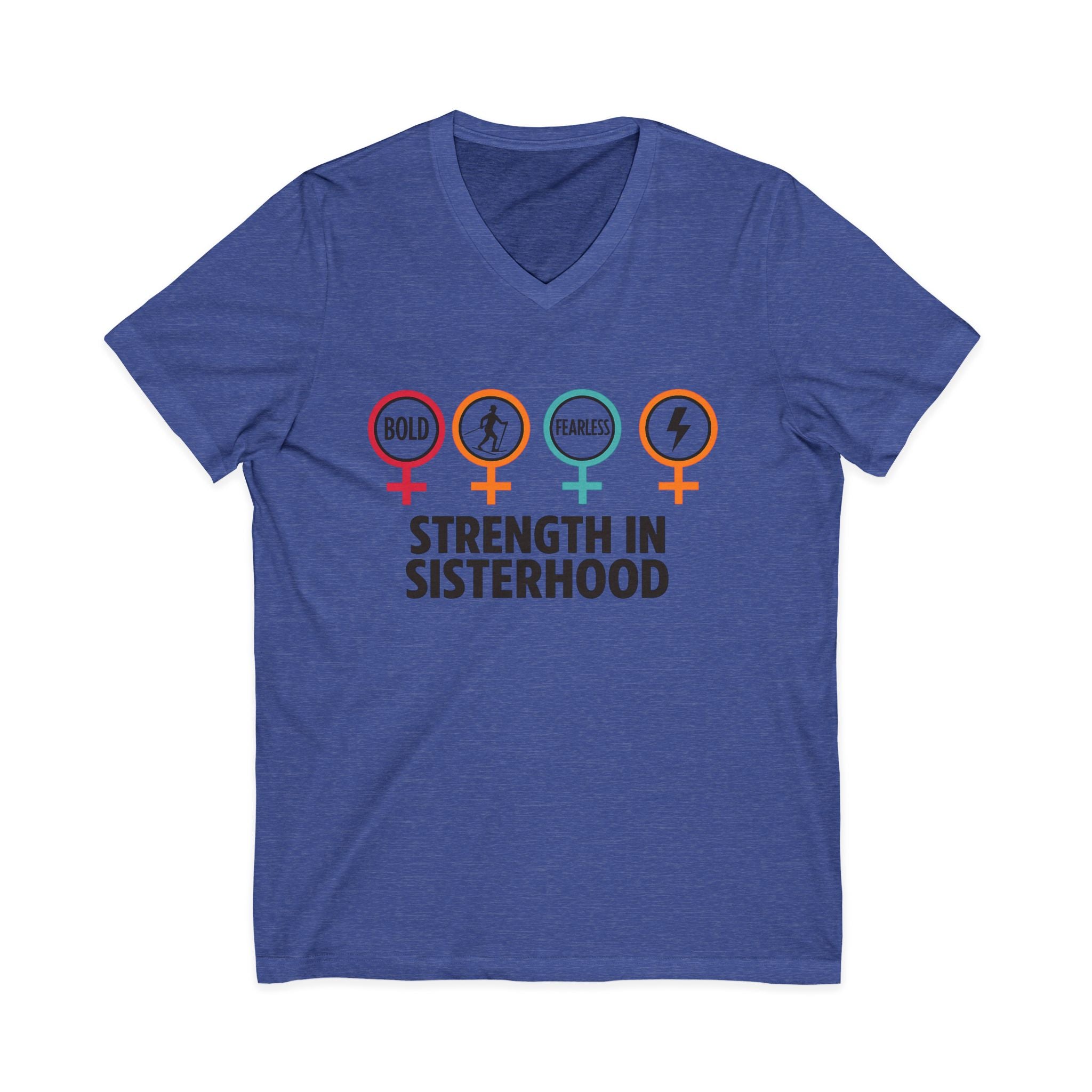 Empowering Sisterhood V-Neck Tee
