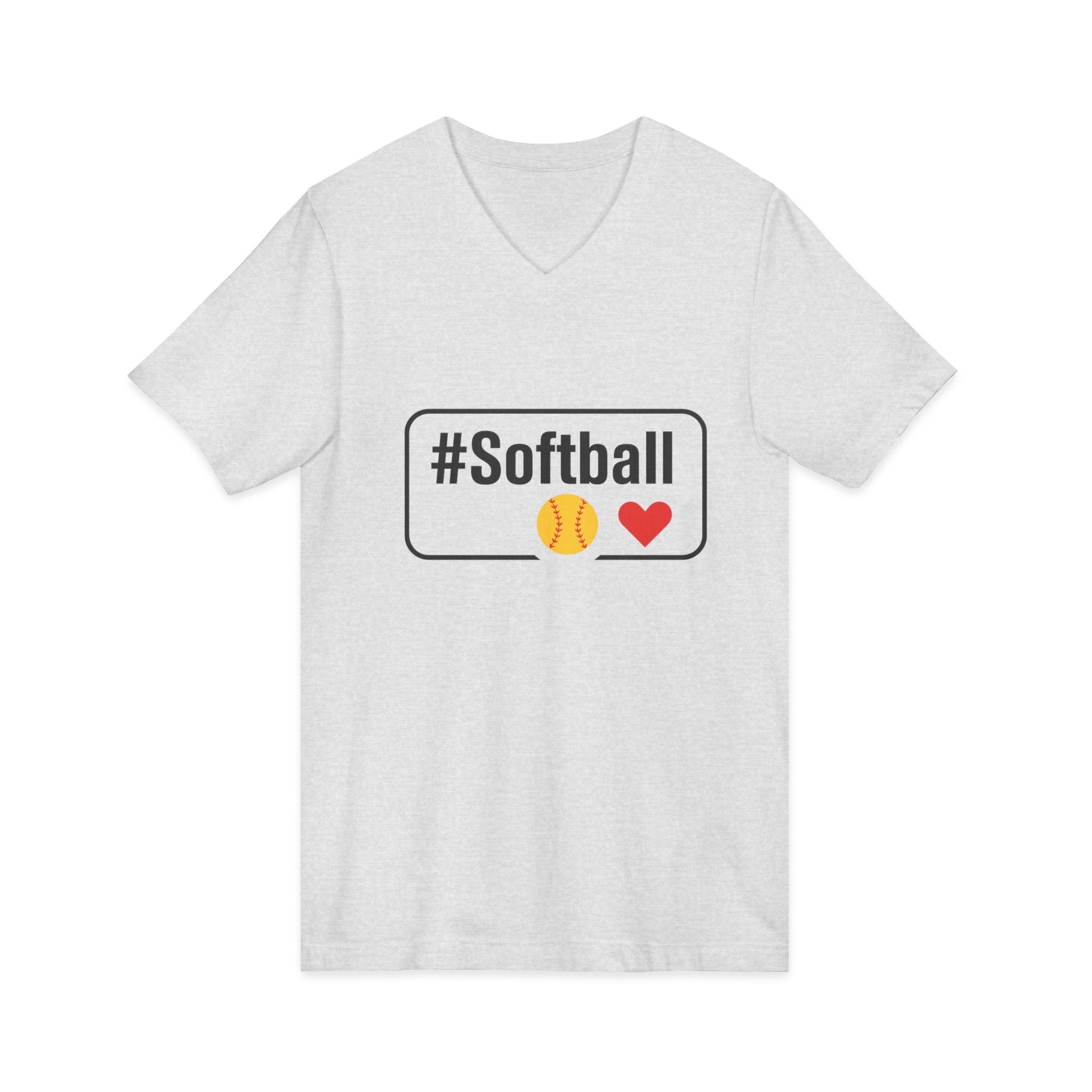 Softball Passion Unisex V-Neck Tee