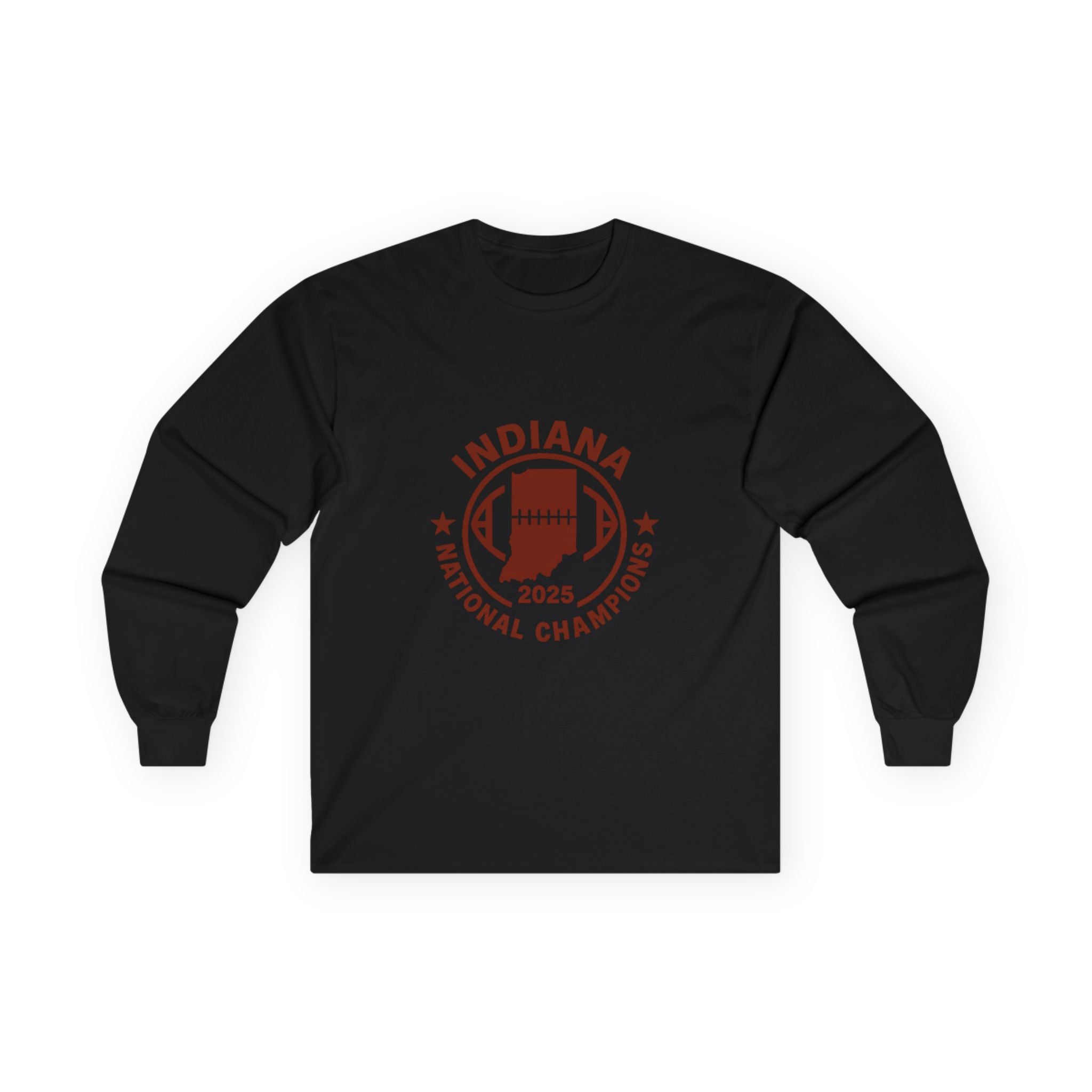 Indiana 2025 National Champions Football Long Sleeve Tee
