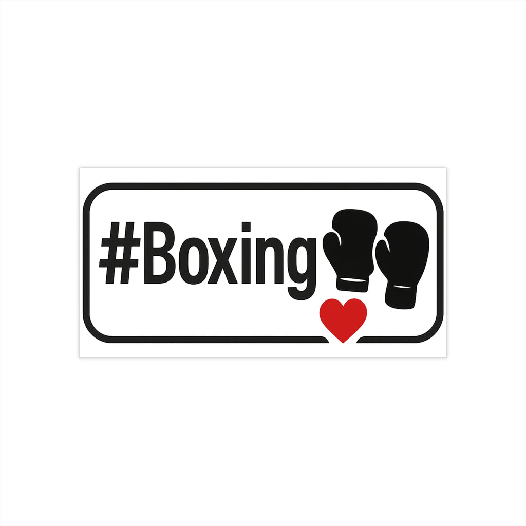 Boxing Love Bumper Sticker