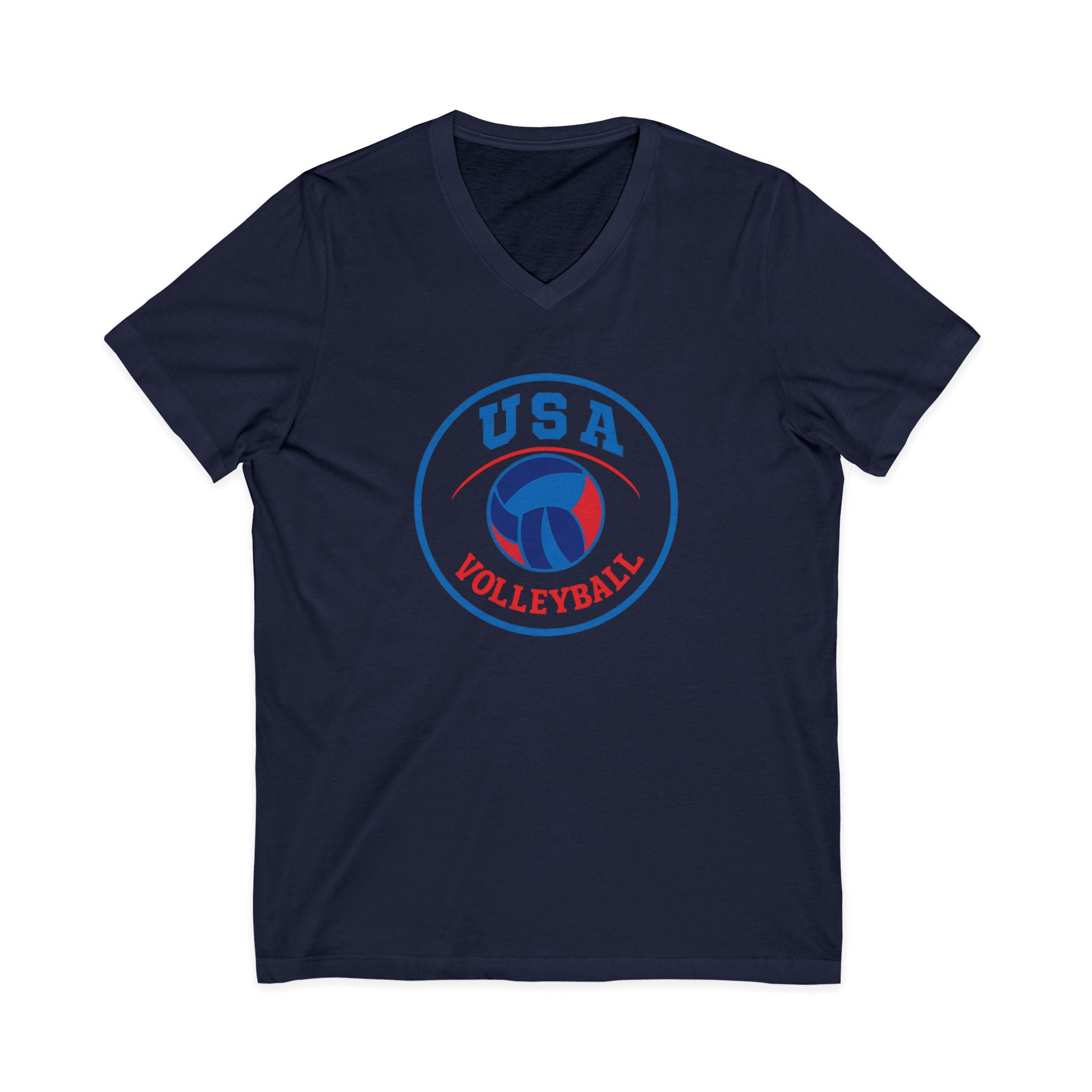 USA Volleyball V-Neck Tee