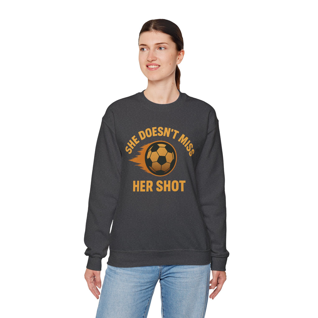 She Doesn't Miss Her Short Sweatshirt, Unisex Crewneck