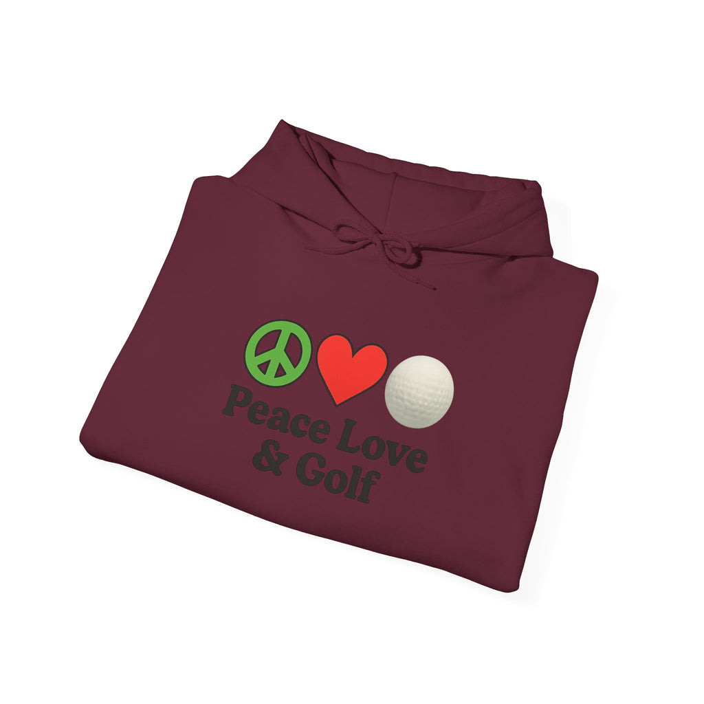 Peace Love & Golf Hoodie