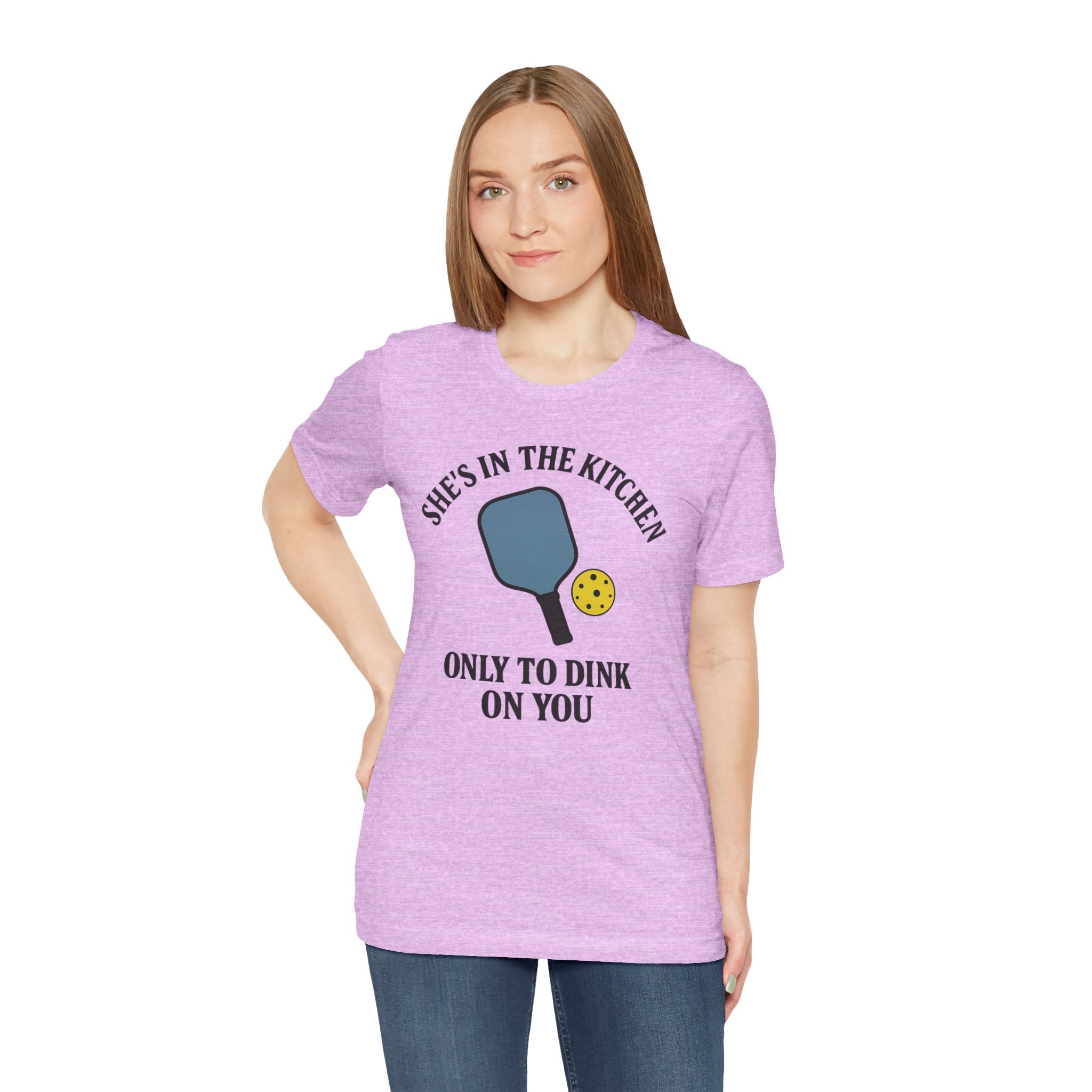She's In The Kitchen Pickleball Unisex Tee