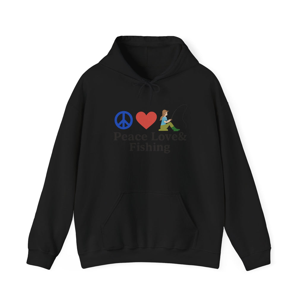 Peace Love & Fishing Hoodie