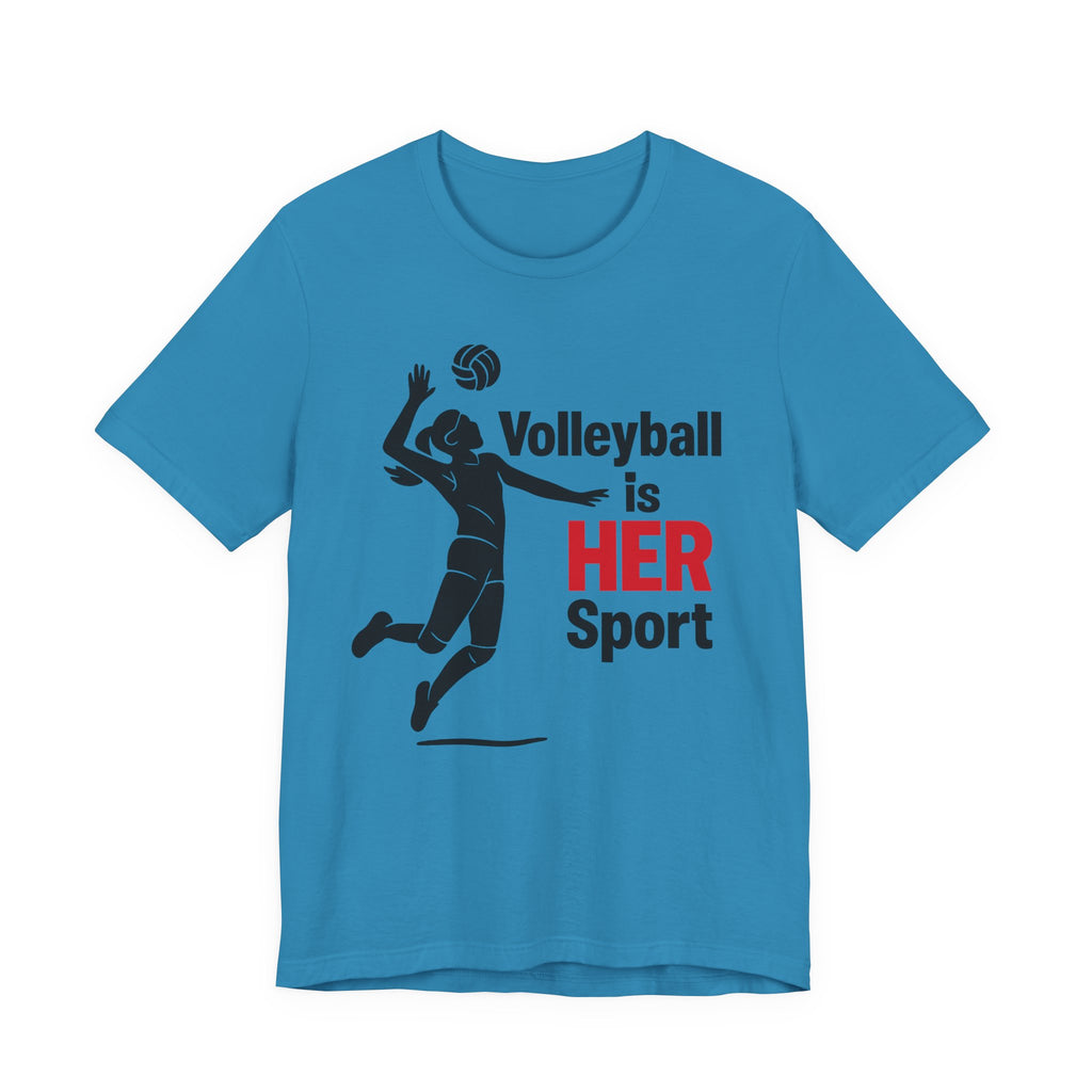 Women's Sports Pride Tee - Volleyball Is Her Sport