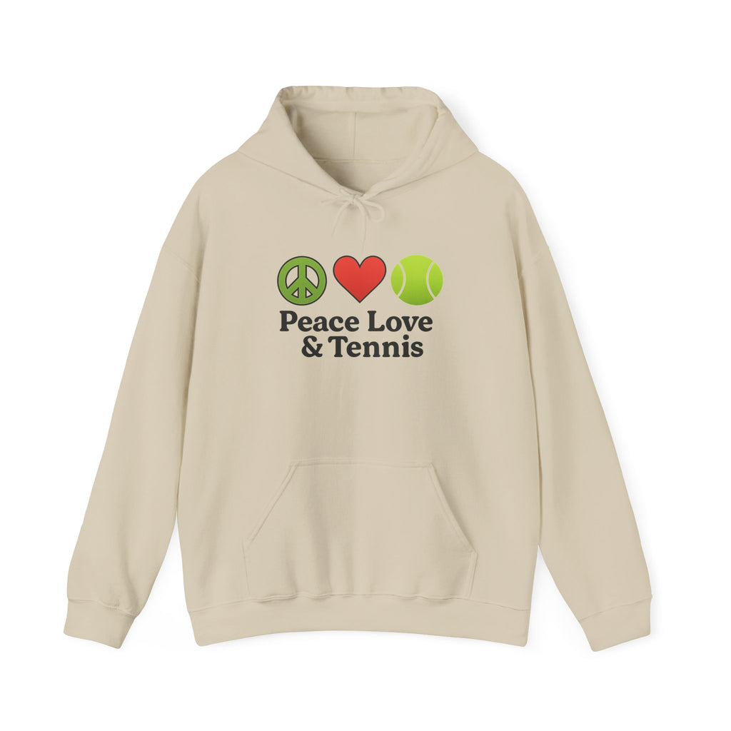 Peace Love & Tennis Hoodie