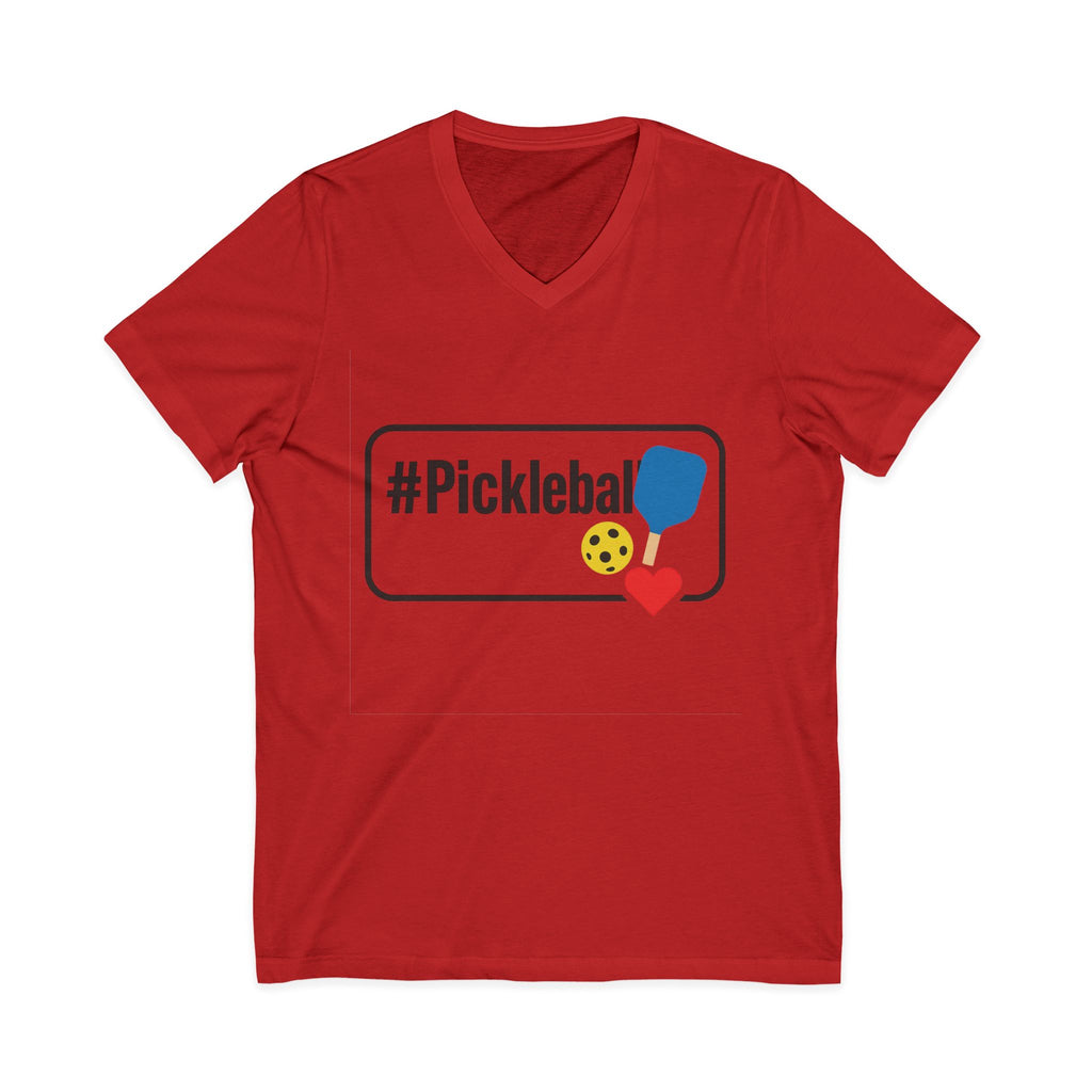 Pickleball V-Neck Tee for Fun Lovers