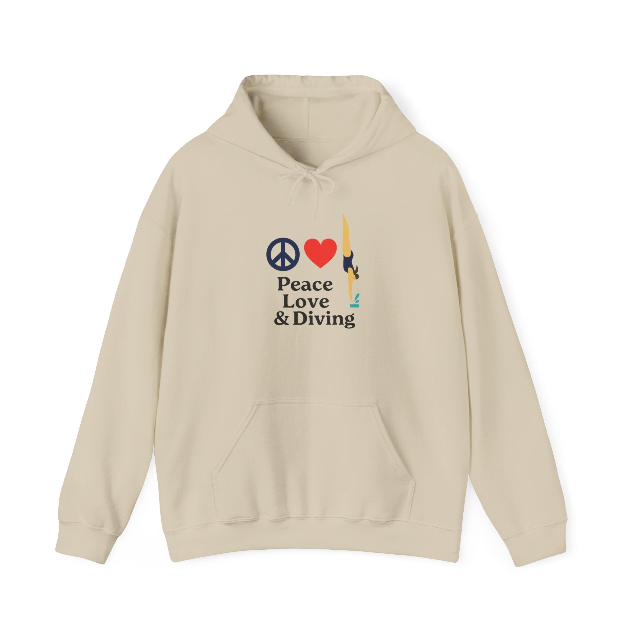 Peace Love & Diving Hoodie