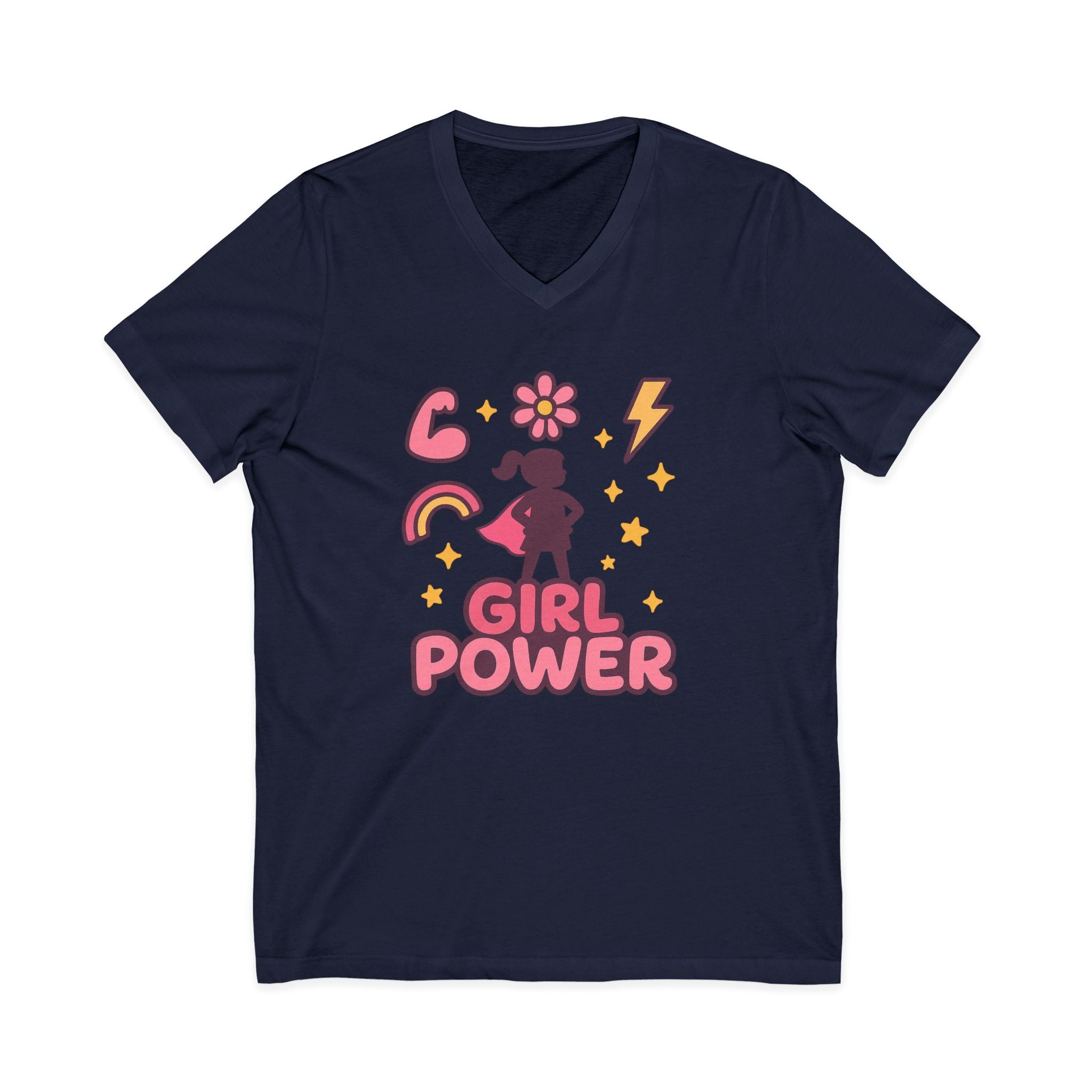 Girl Power V-Neck Tee