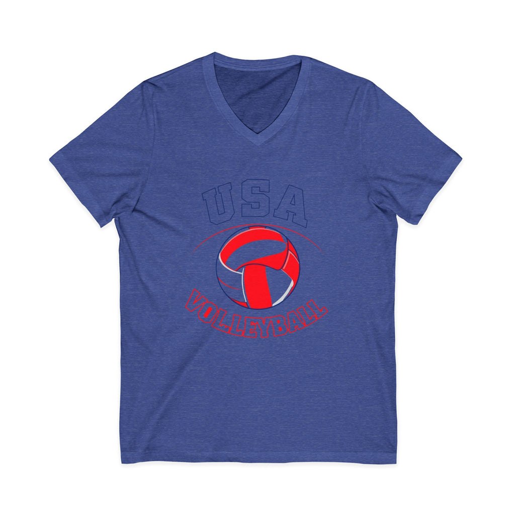 USA Volleyball V-Neck Tee