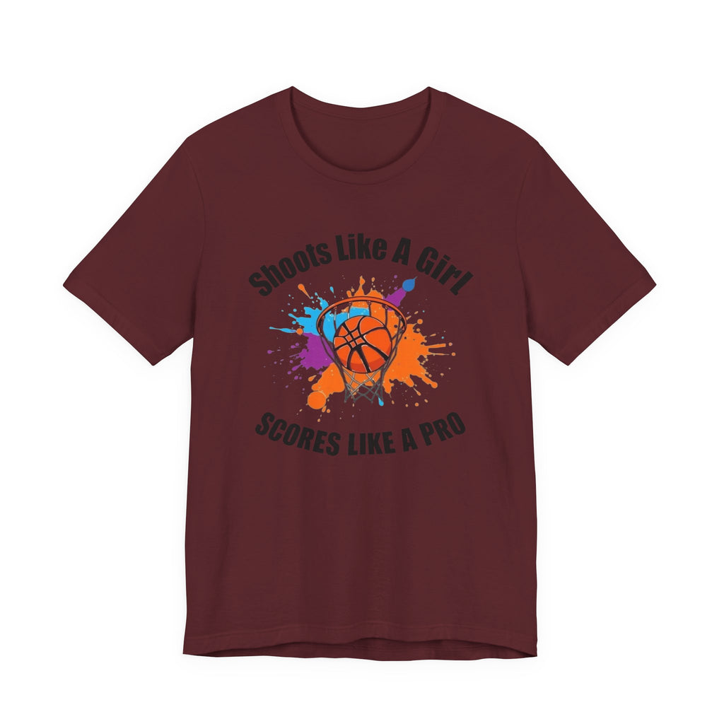 Basketball Pride Tee, Shoots Like A Girl