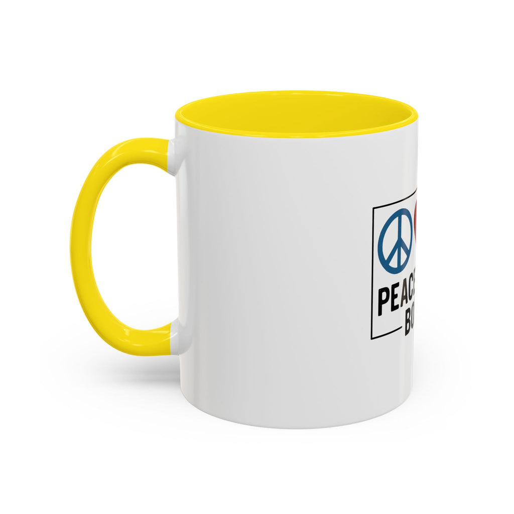 Peace Love & Boxing Mug | Accent Coffee Mug