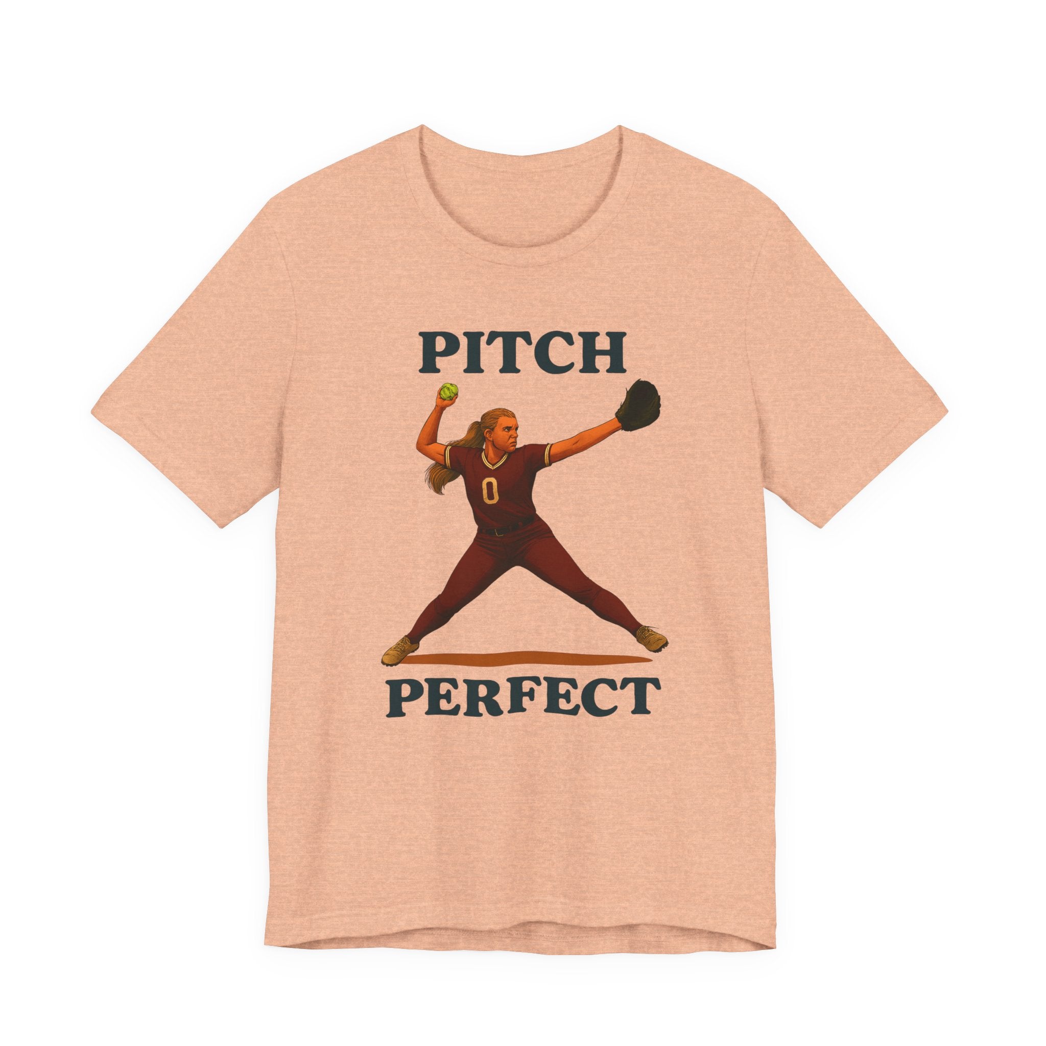 Pitch Perfect Softball Tee, Unisex Jersey T-Shirt