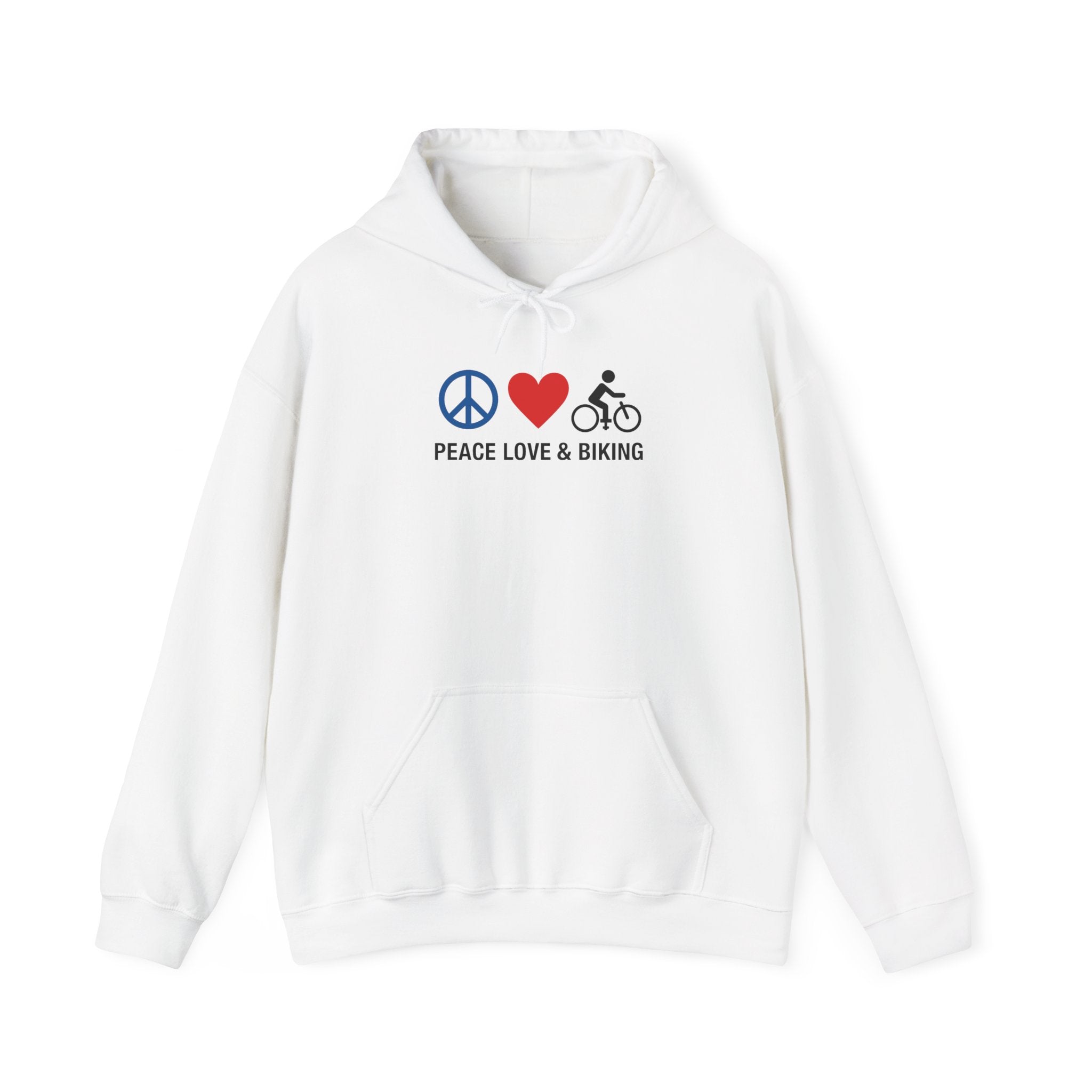 Peace Love & Biking Hoodie